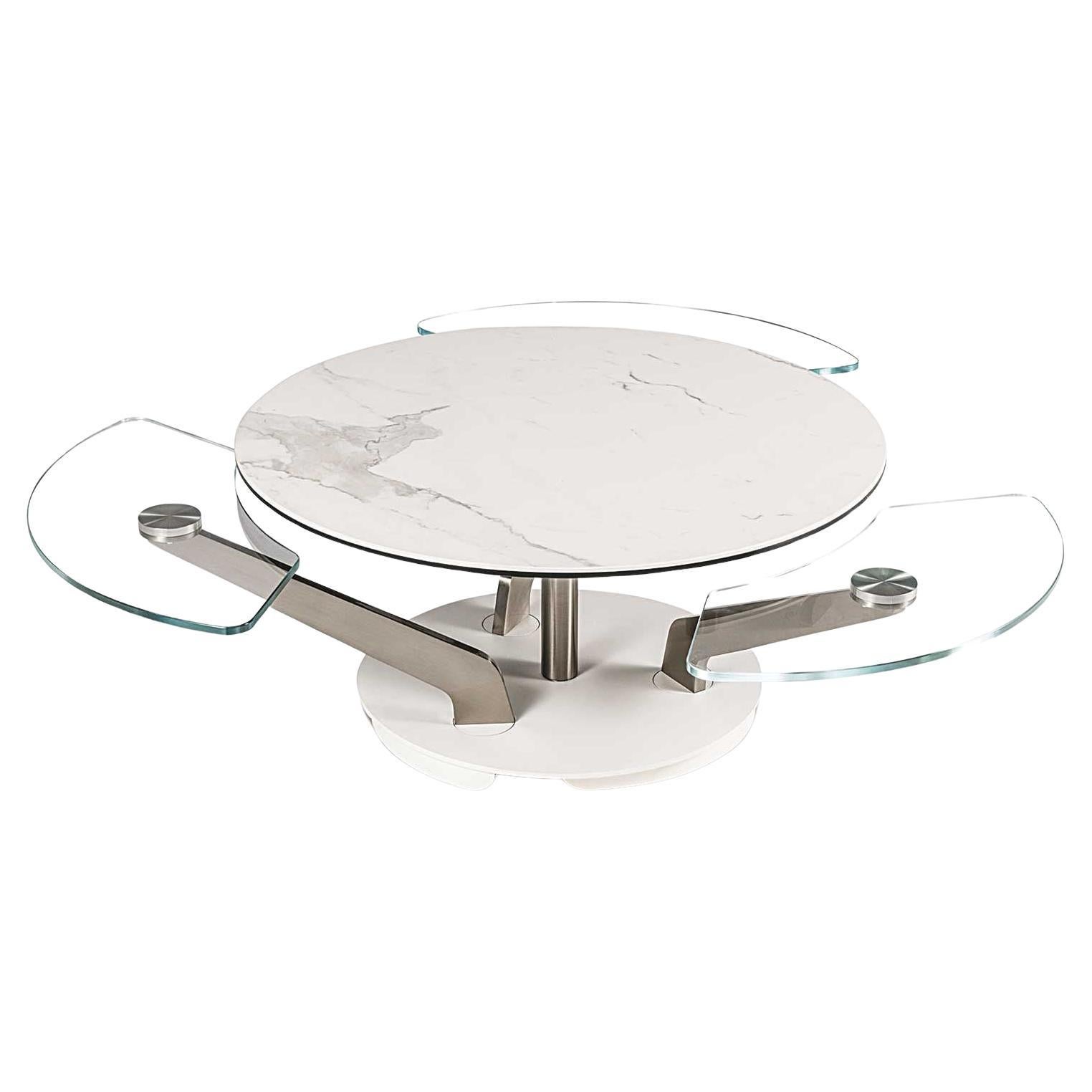 Ausziehbarer Couchtisch Naos BLOSSOM Design A. Casati