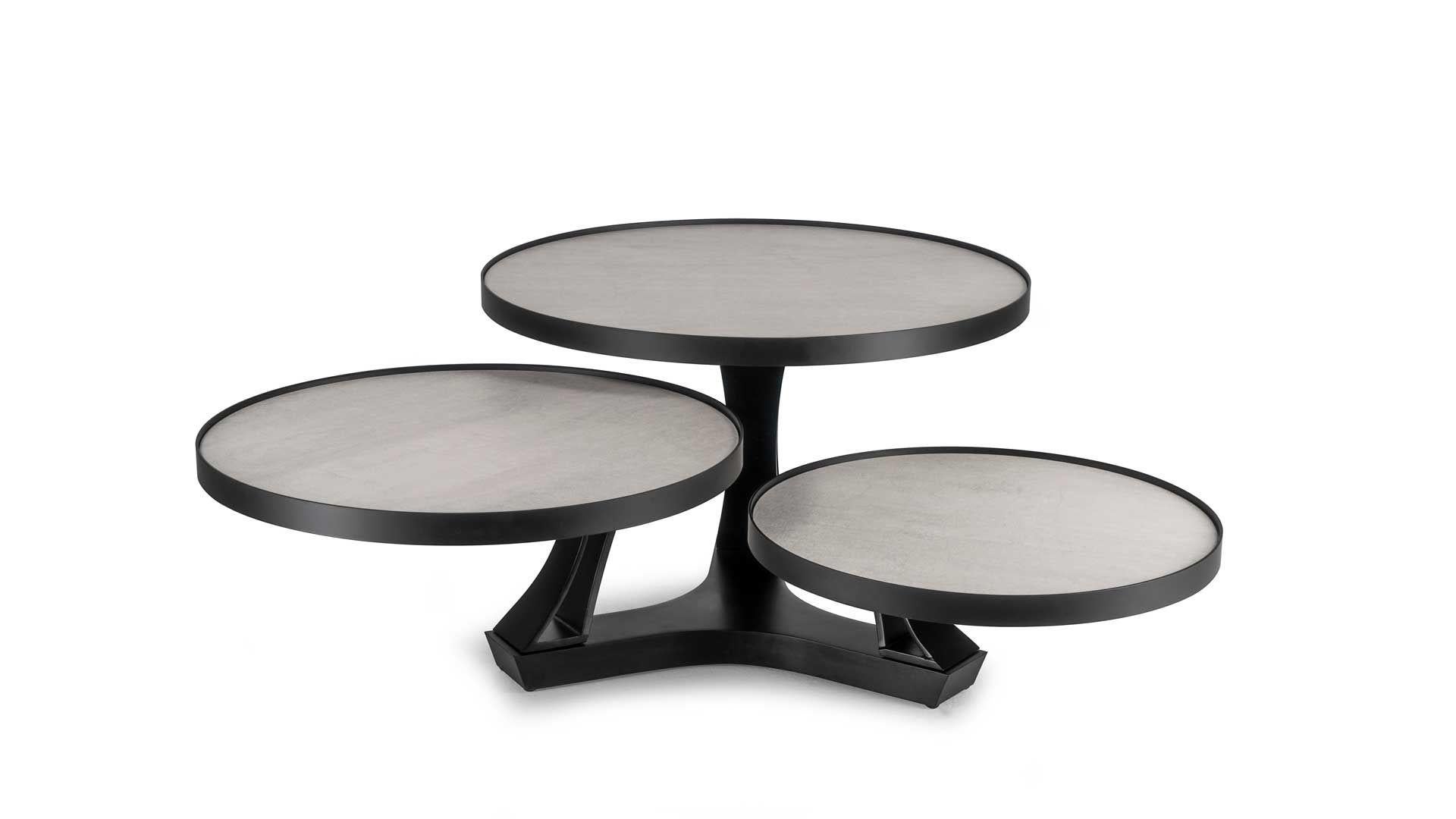 Ausziehbarer Couchtisch Naos EXTREMIS Design A. Casati (Italian) im Angebot