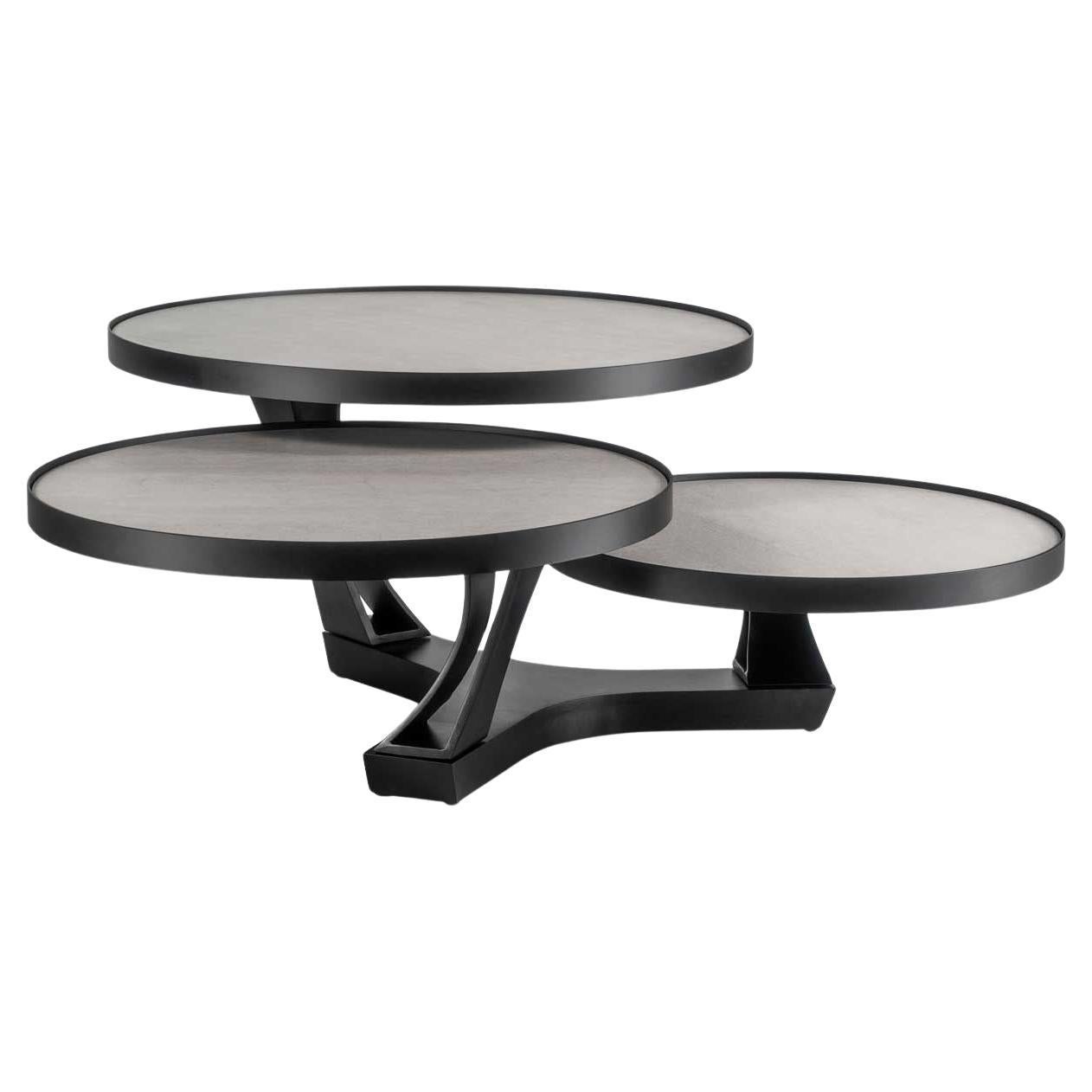 Ausziehbarer Couchtisch Naos EXTREMIS Design A. Casati