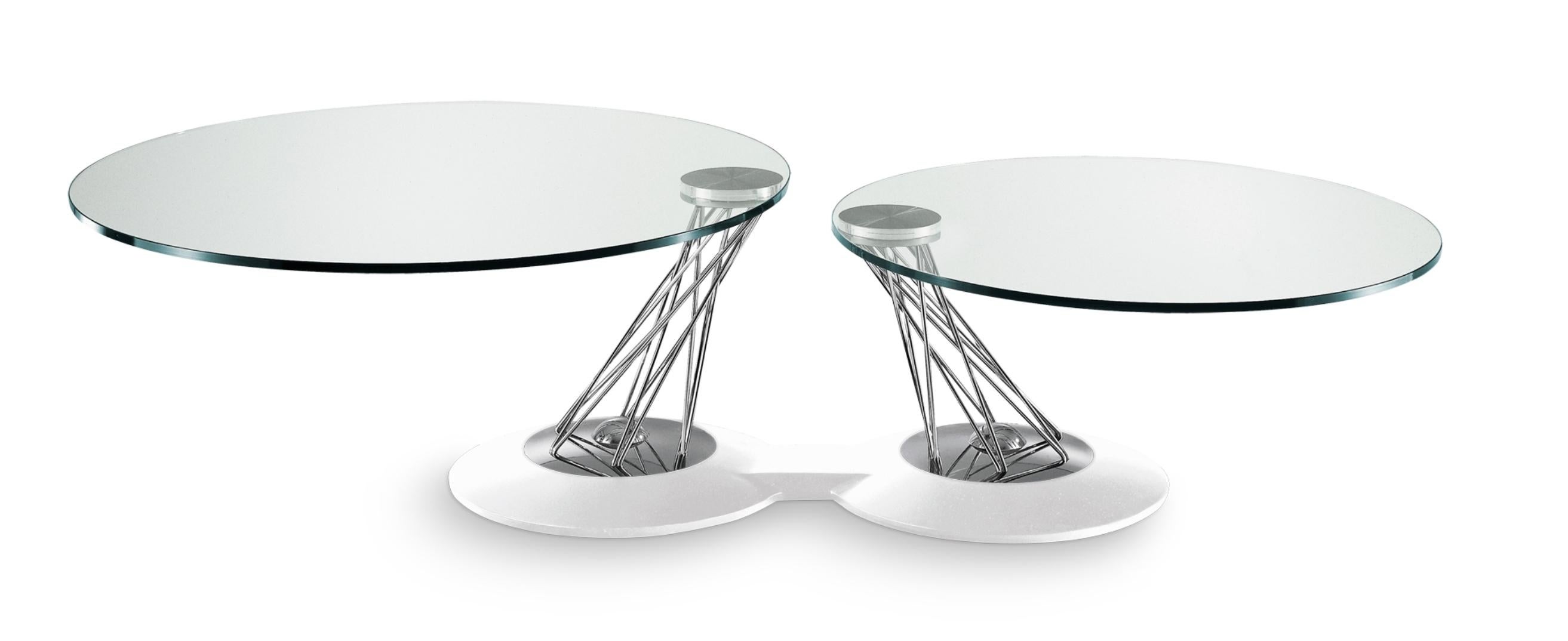 Ausziehbarer Couchtisch Naos GEMELLI Design D. D'urbino P. Lomazzi (Italian) im Angebot