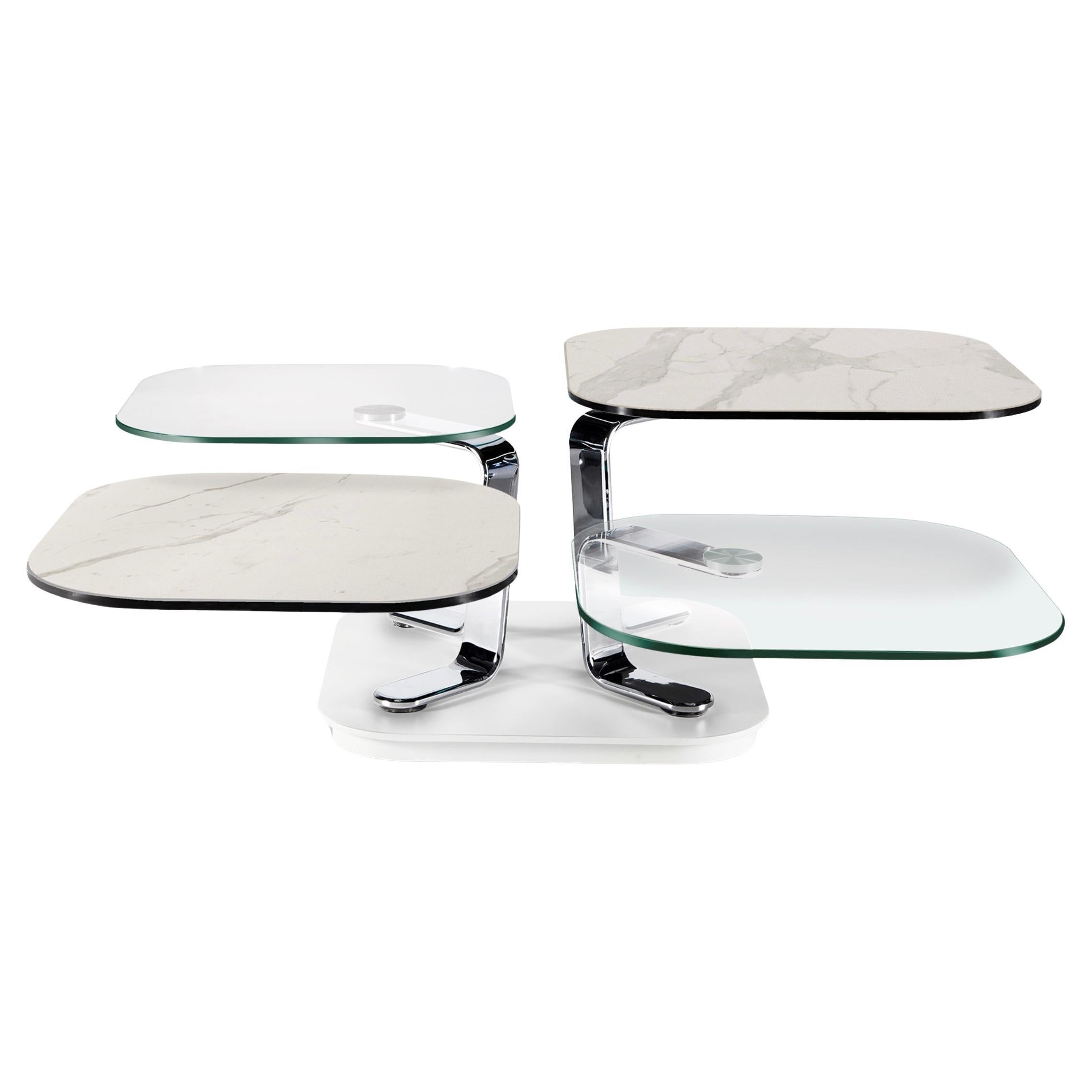 Ausziehbarer Couchtisch Naos MADISON Design A. Casati