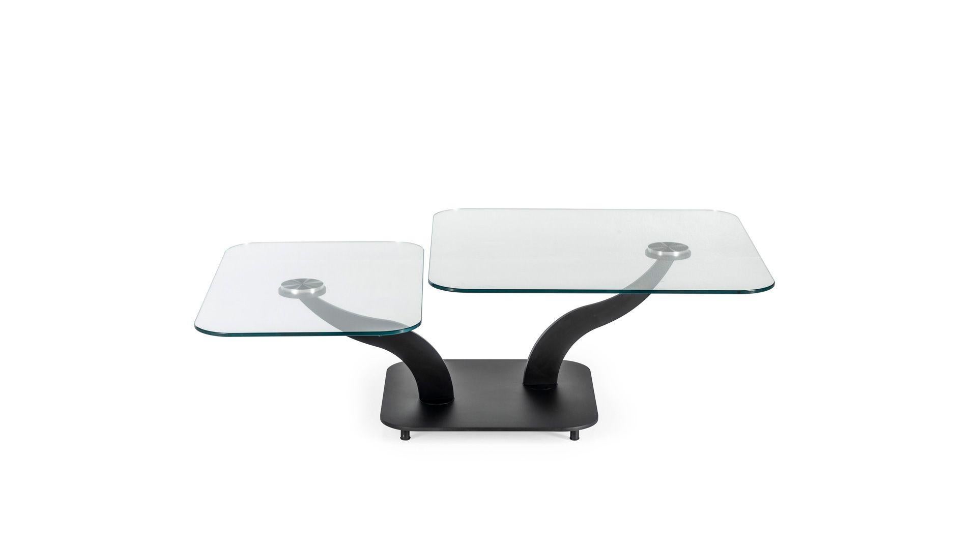 Ausziehbarer Couchtisch Naos SINUOSO Design A. Casati (Italian) im Angebot