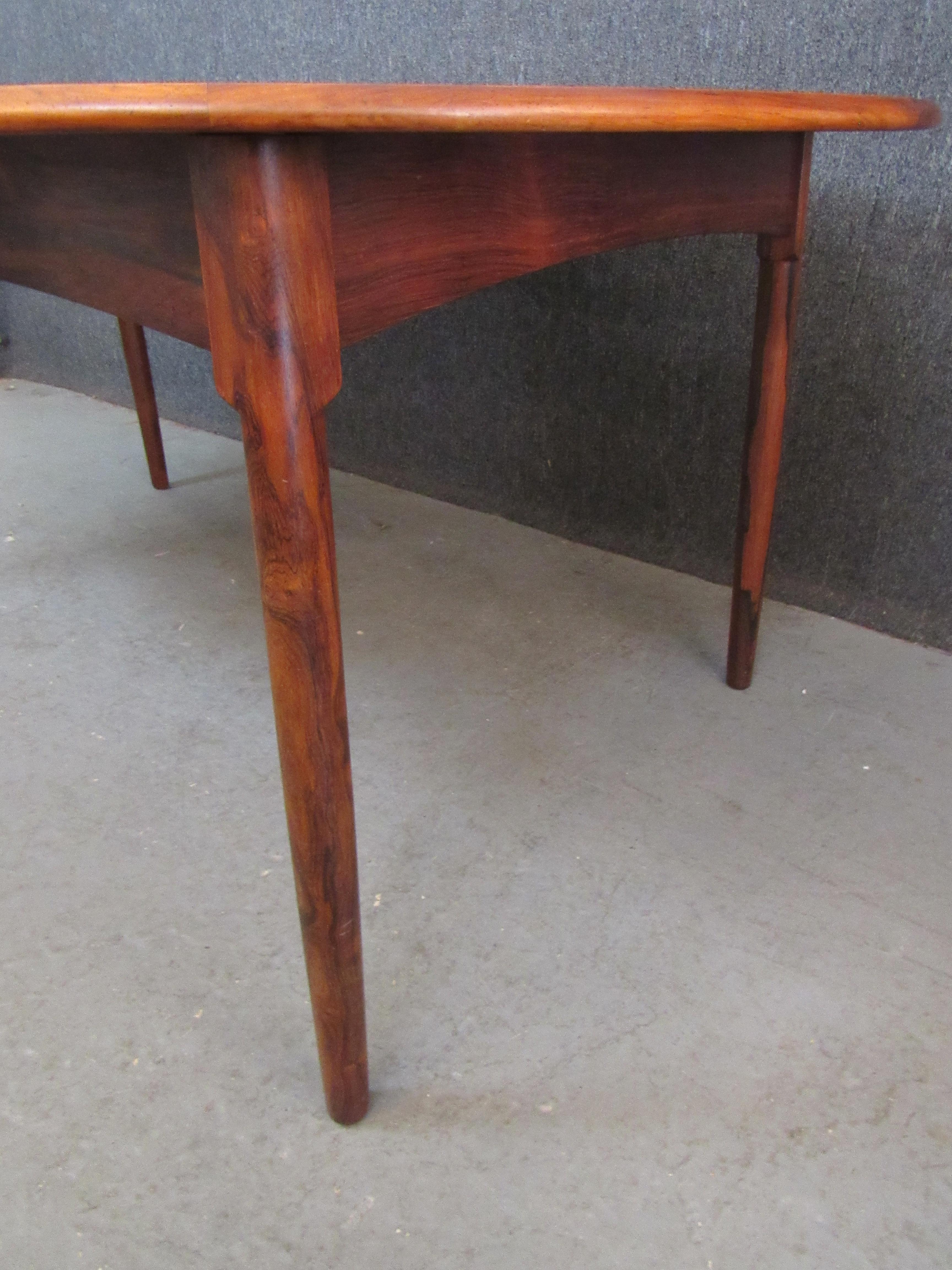 Danish Rosewood Dining Table by Møbelintarsia For Sale 3