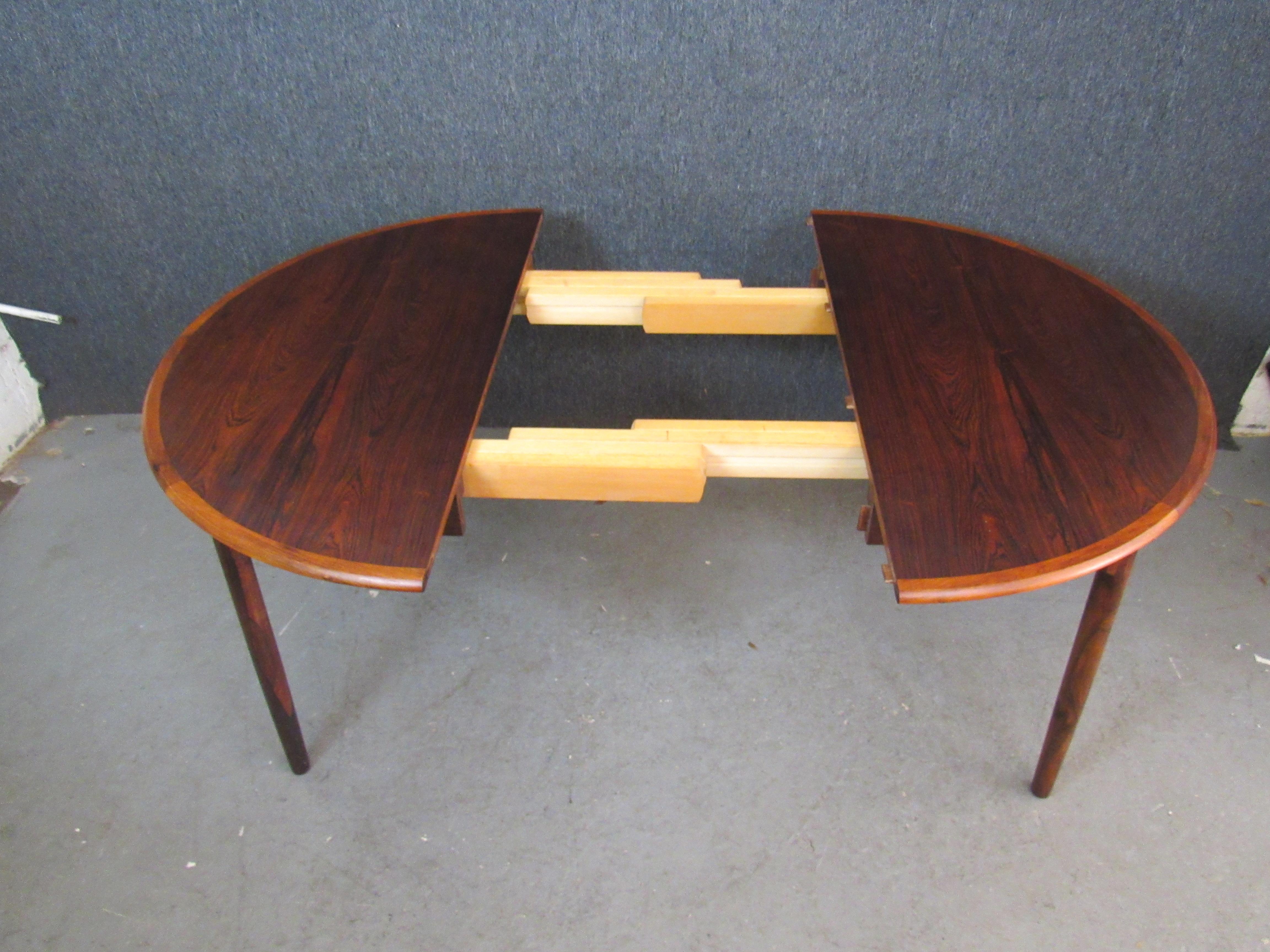 Danish Rosewood Dining Table by Møbelintarsia For Sale 5