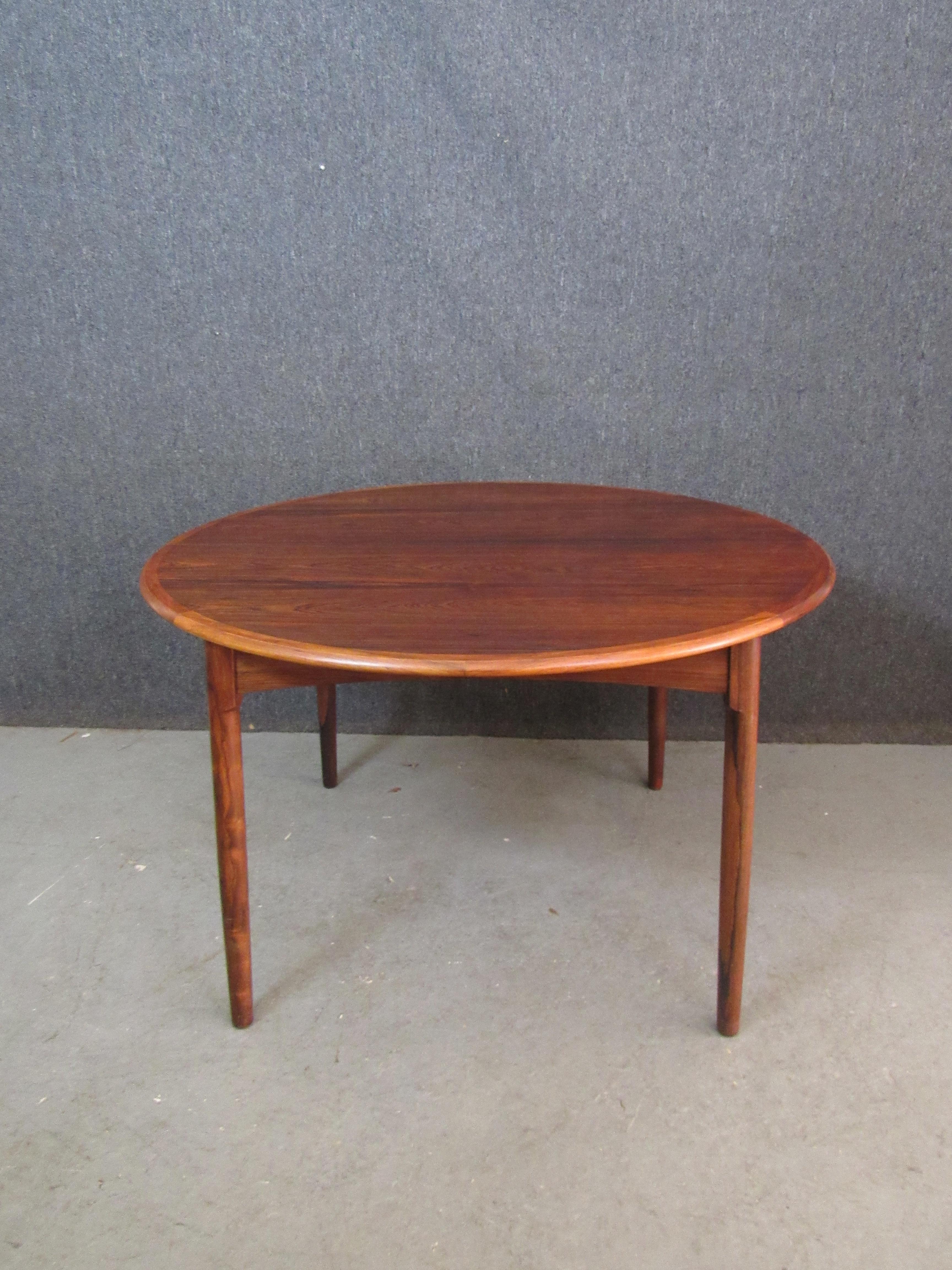 Danish Rosewood Dining Table by Møbelintarsia For Sale 9