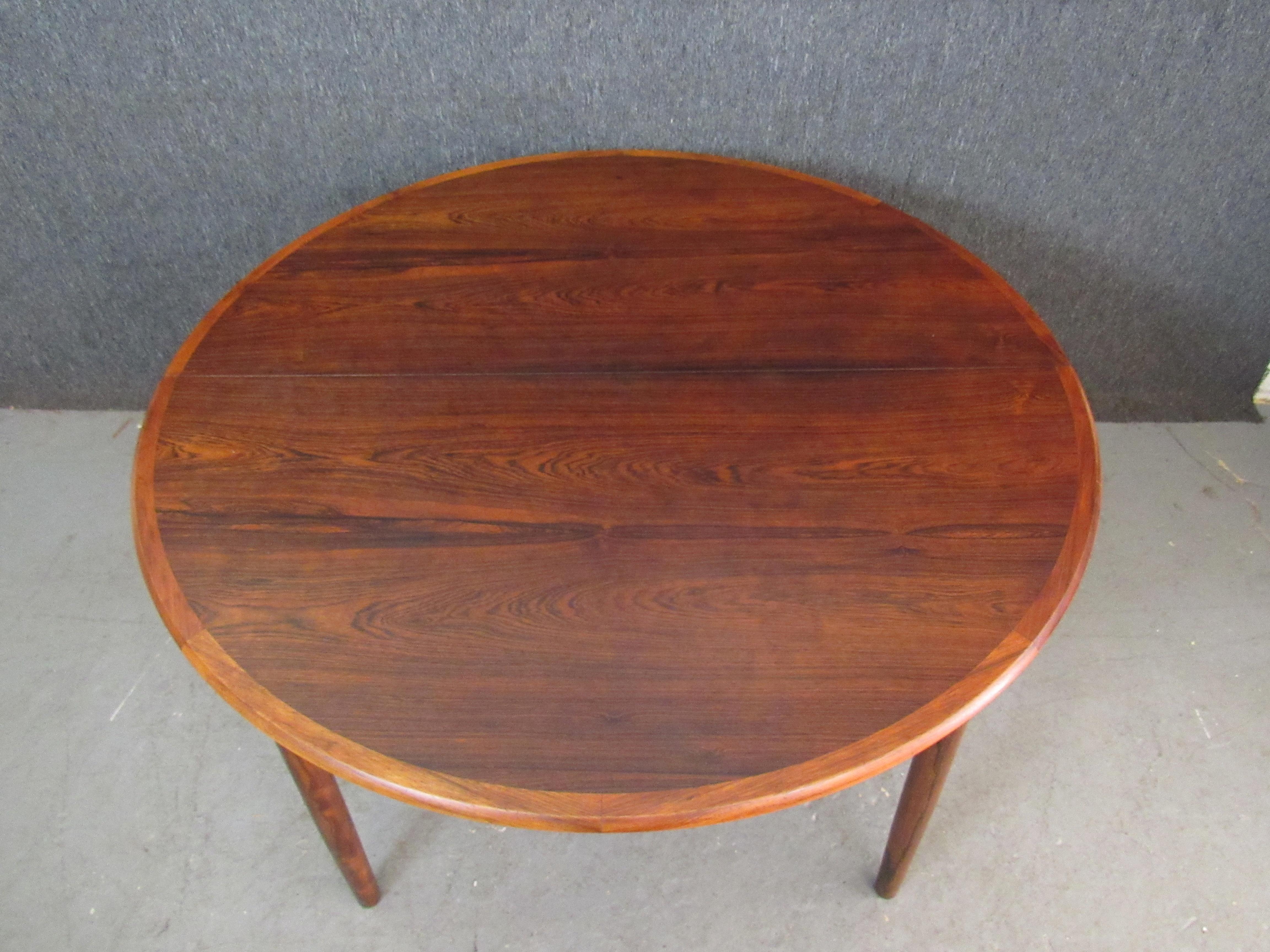Danish Rosewood Dining Table by Møbelintarsia For Sale 10