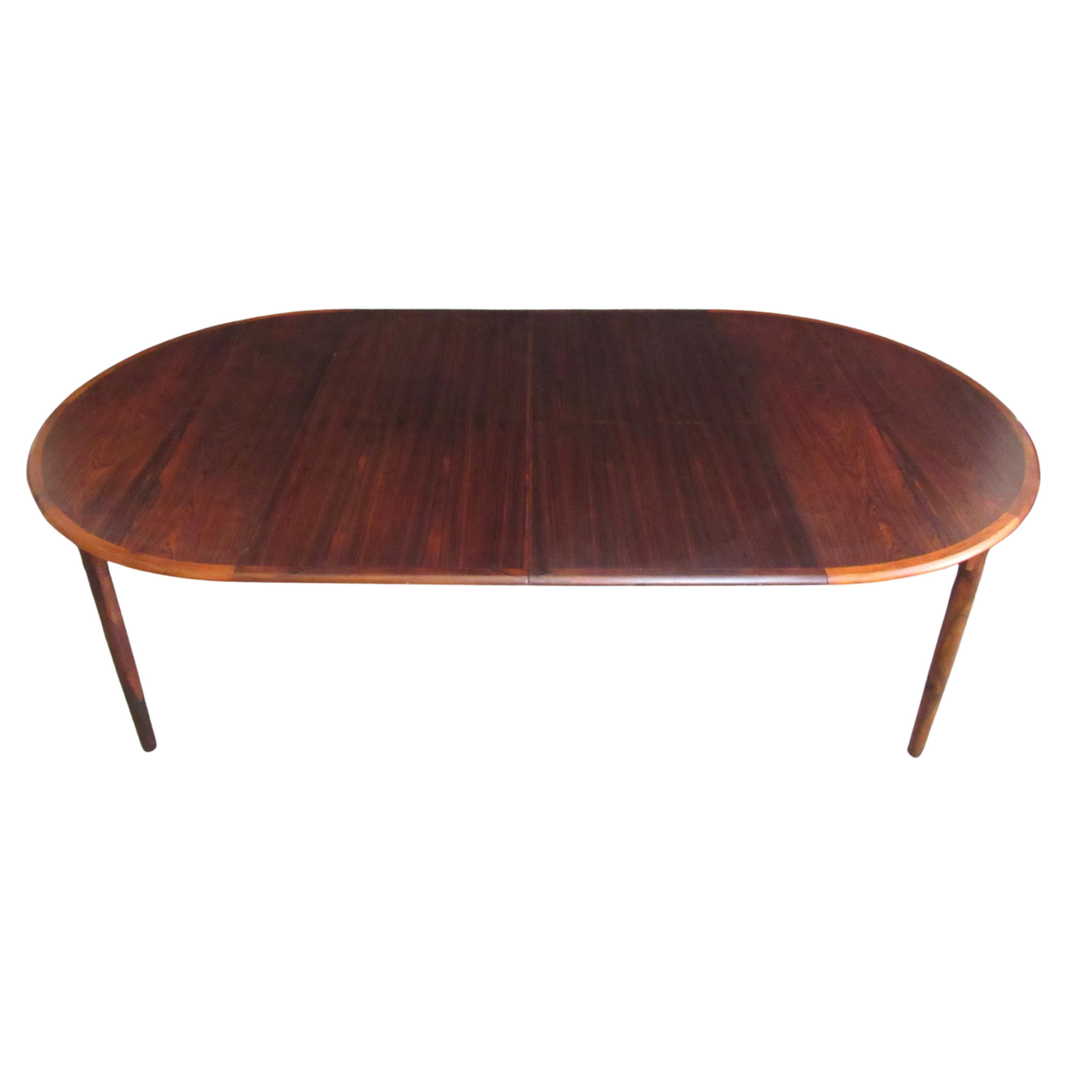 Danish Rosewood Dining Table by Møbelintarsia For Sale