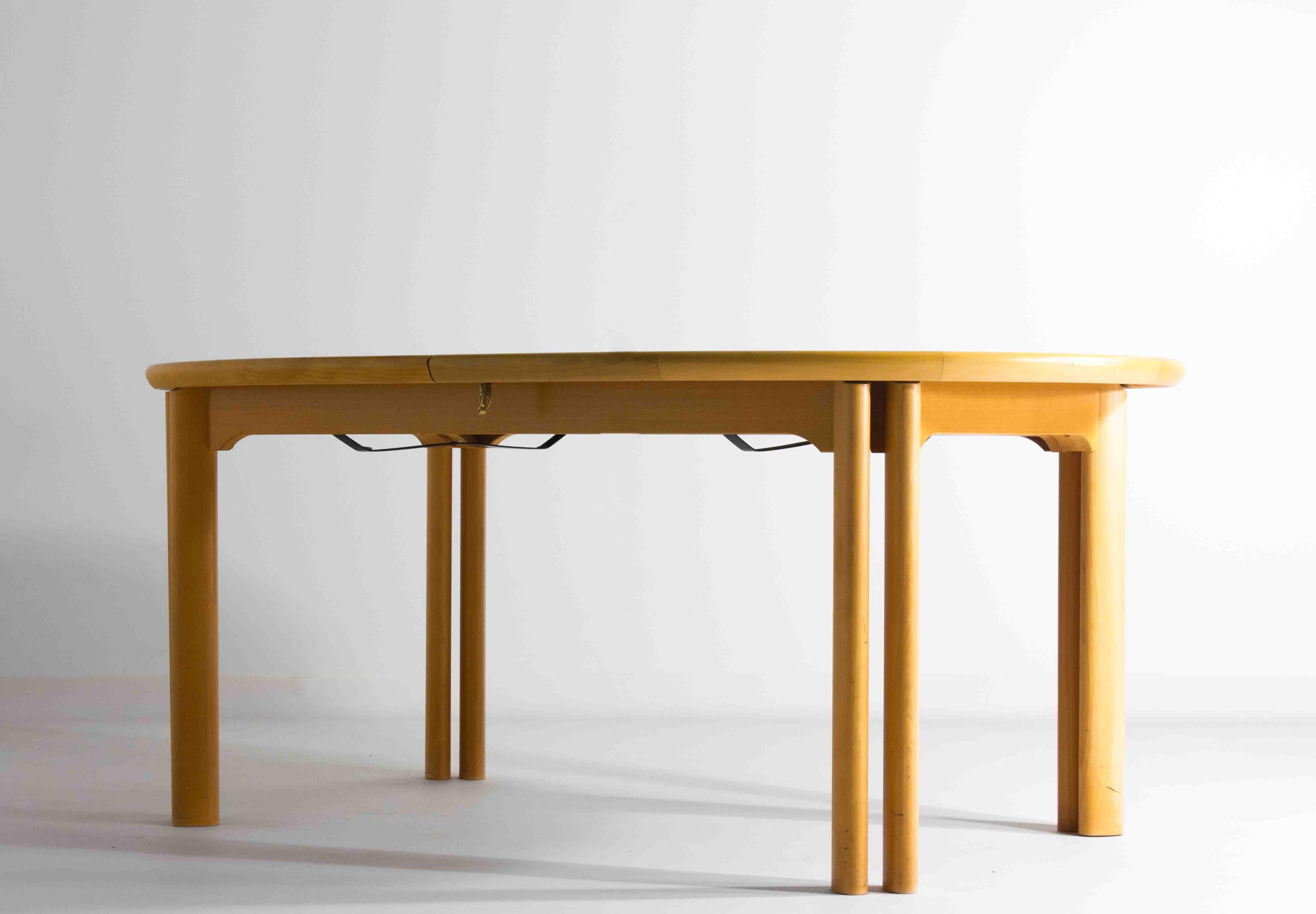 Mid-Century Modern Extendable Danish Skovby dining table, 1970s