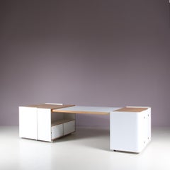 Extendable Desk by Roberto Pamio, Renato Toso & Noti Massari for Stilwood, Italy