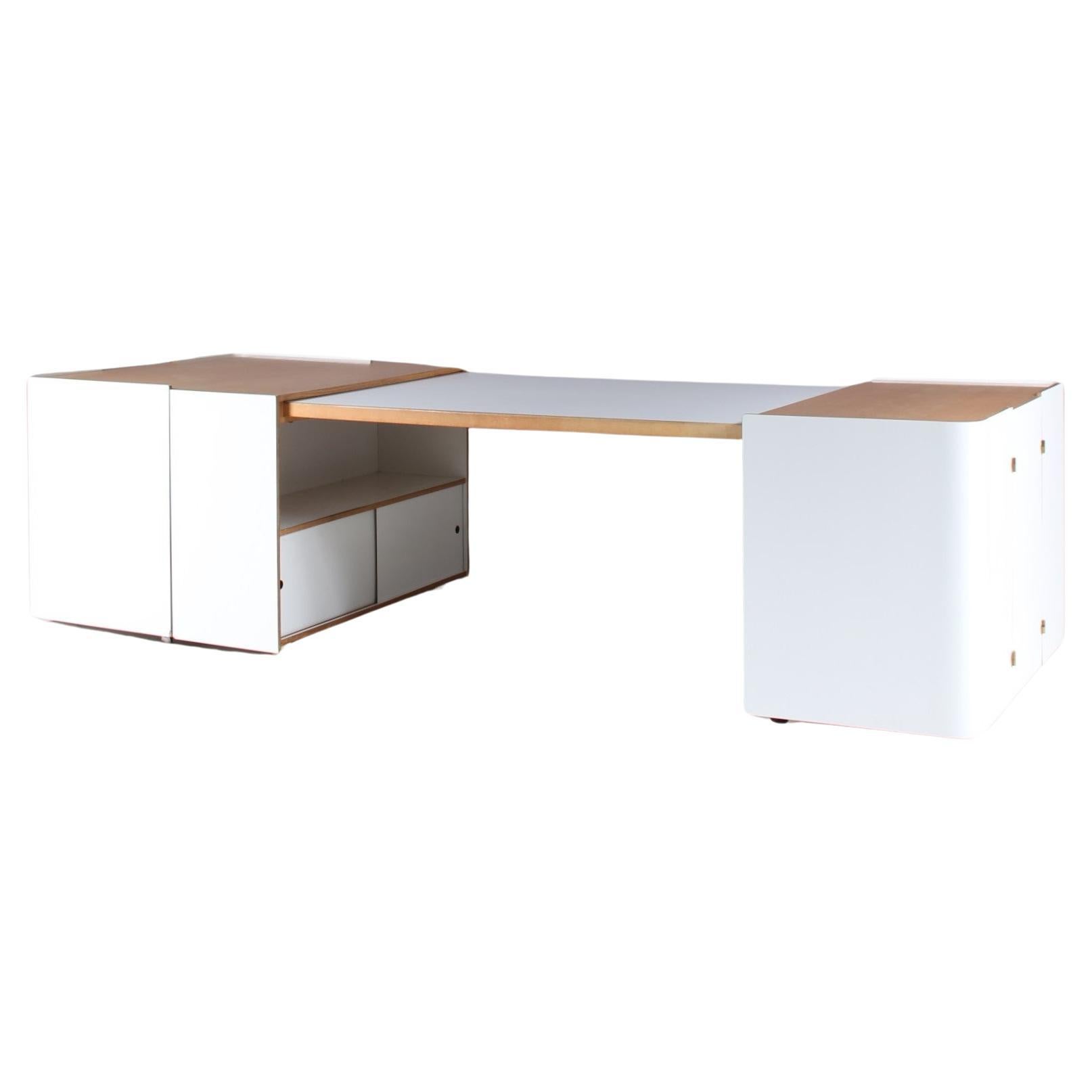 Extendable Desk by Roberto Pamio, Renato Toso & Noti Massari for Stilwood, Italy