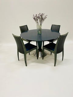 Extendable Dining Room Table Set by Wolf Schmidt-Bandelow, 1980s