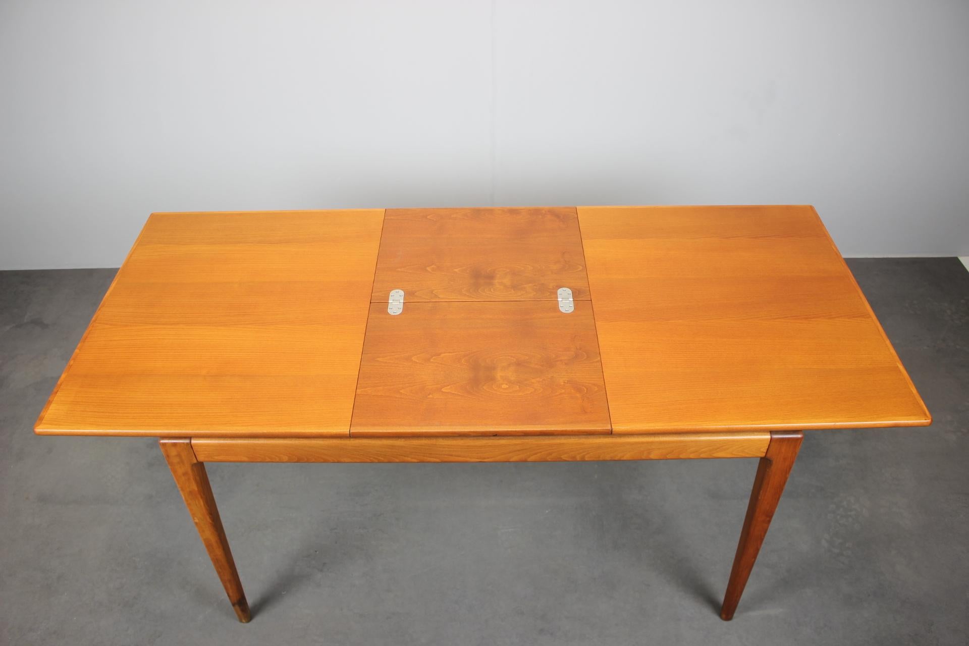 Wood Extendable Dining Table by Dřevotvar, 1970s For Sale