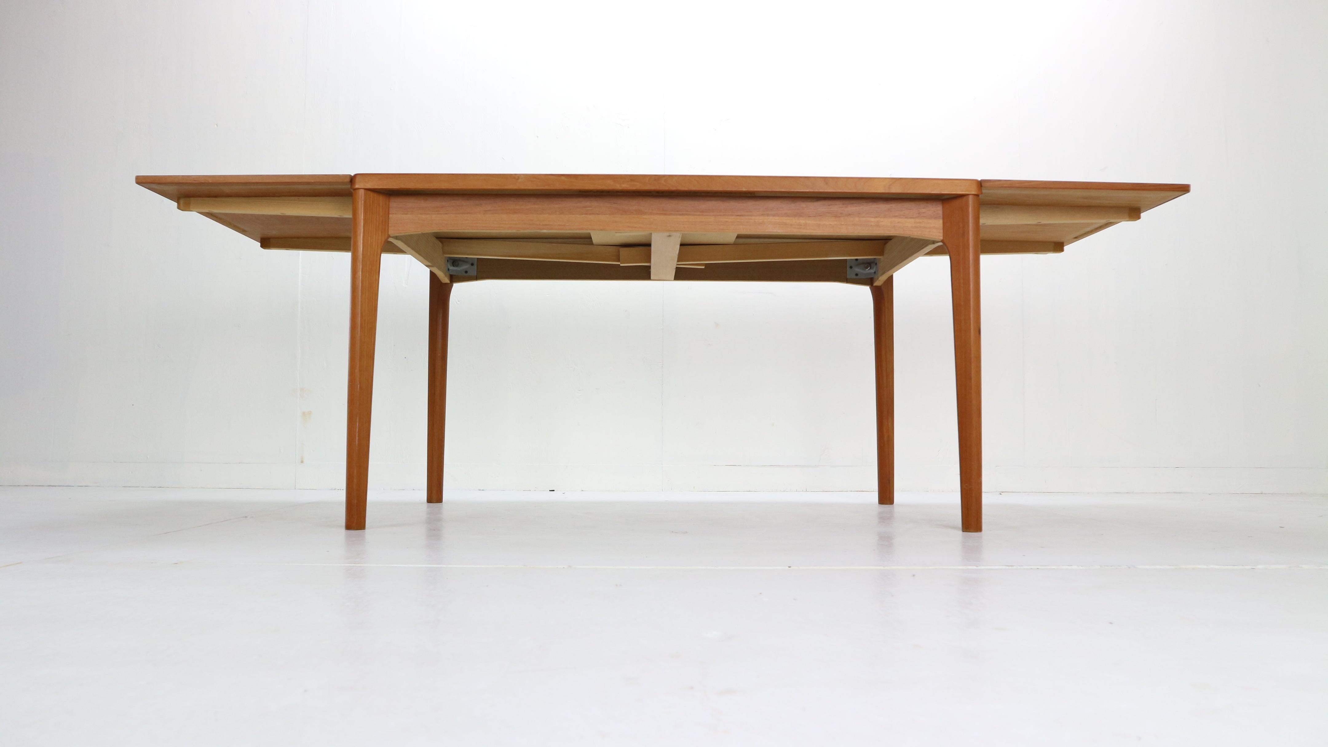 Danish Extendable Dining Table by Henning Kaerjnulf for Vejle Stole Møbelfabrik, 1960