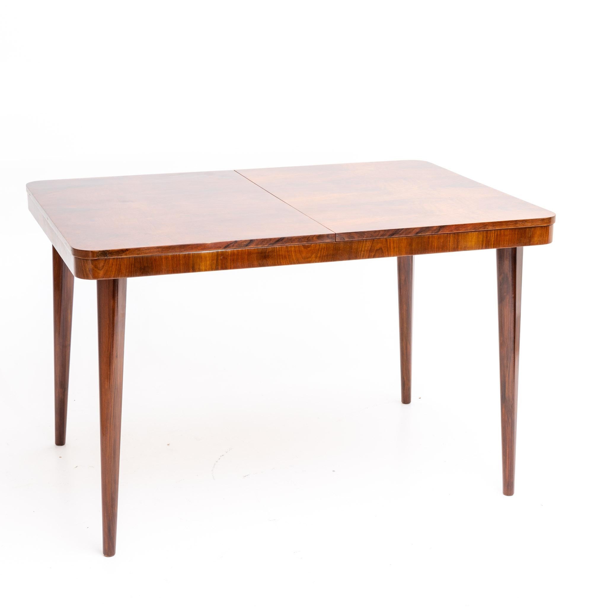 European Extendable Dining Table by Jindrich Halabala for UP Zavody, Czechoslovakia, 1950 For Sale