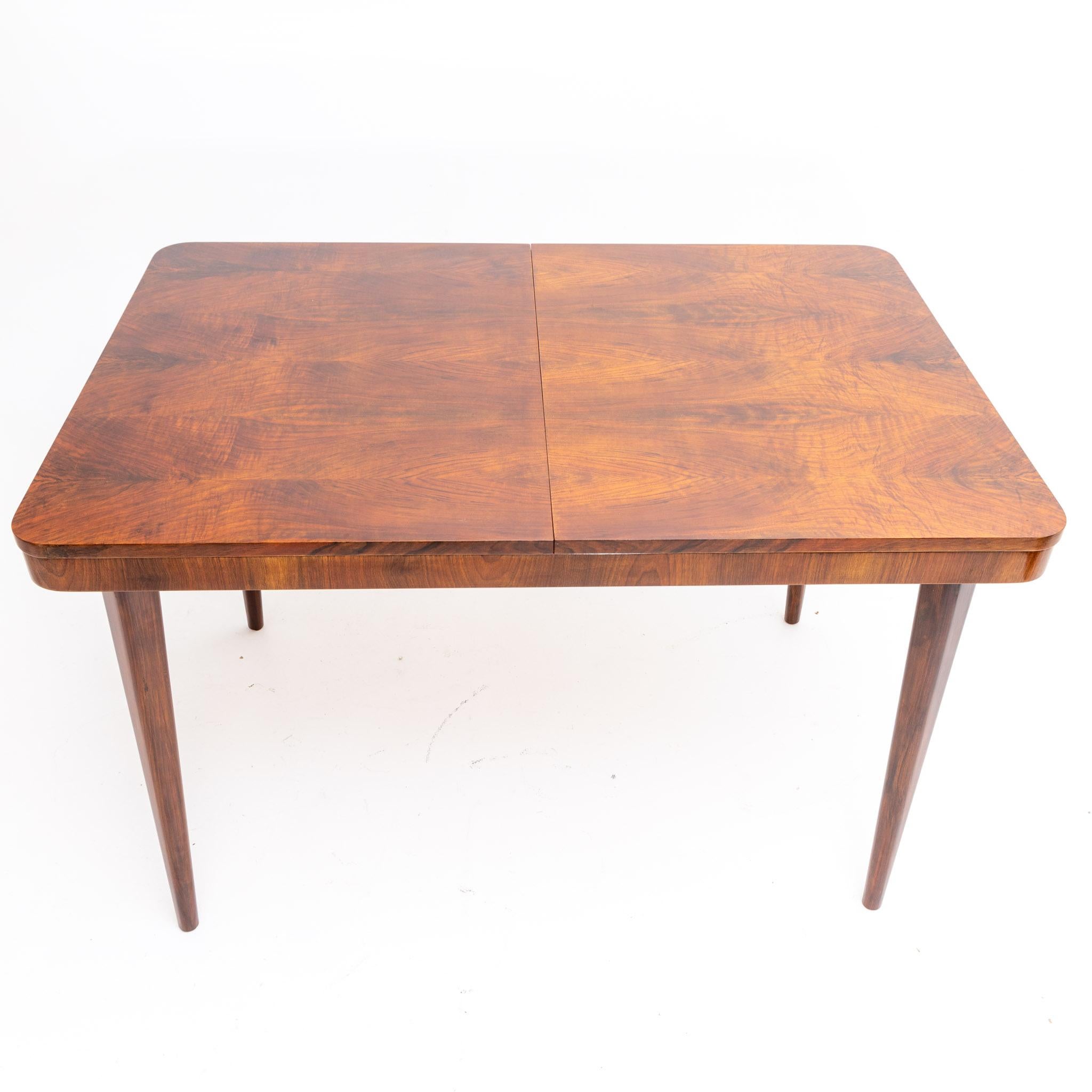 Extendable Dining Table by Jindrich Halabala for UP Zavody, Czechoslovakia, 1950 In Good Condition For Sale In Greding, DE