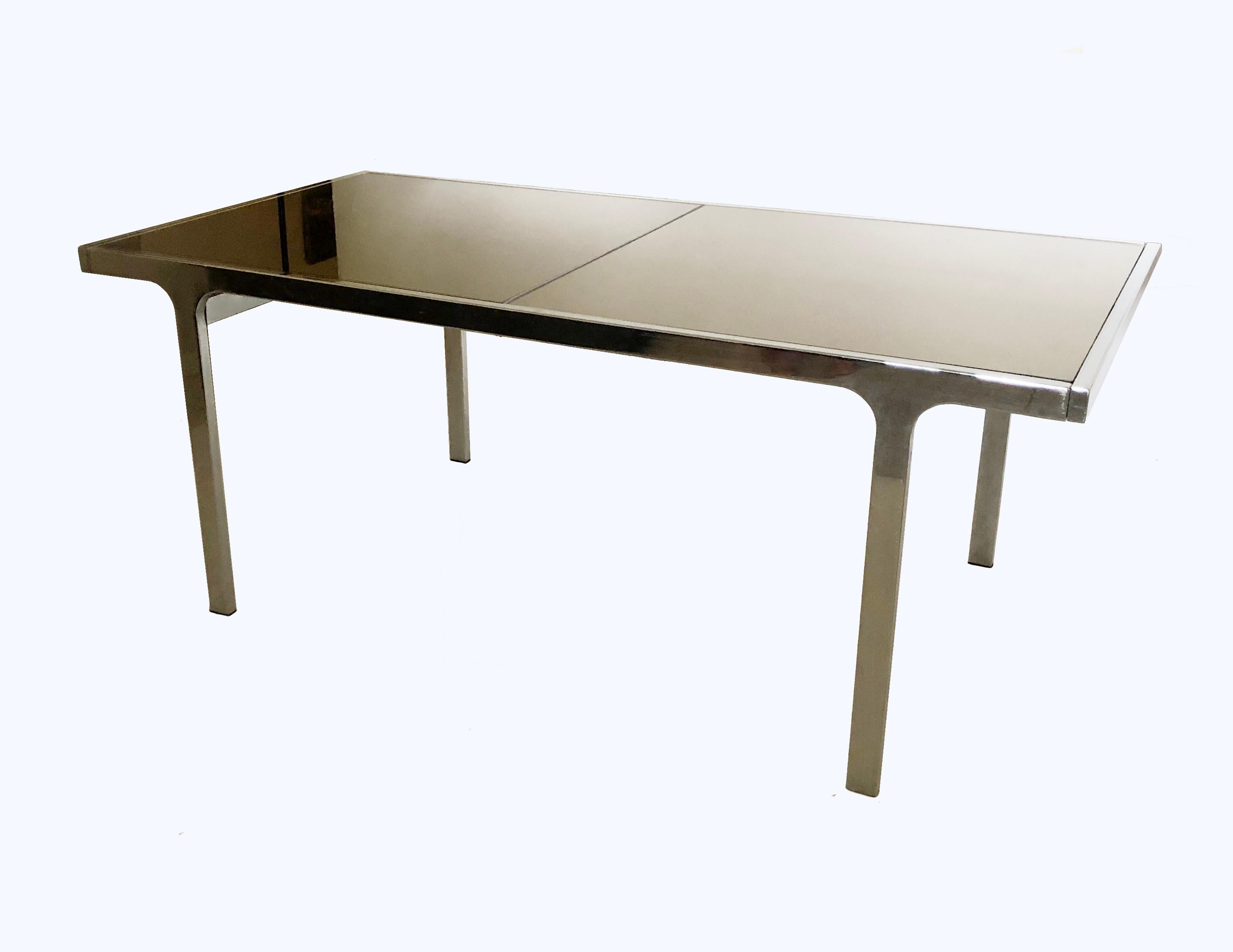 Extendable Dining Table by Pierre Cardin In Good Condition In West Palm Beach, FL