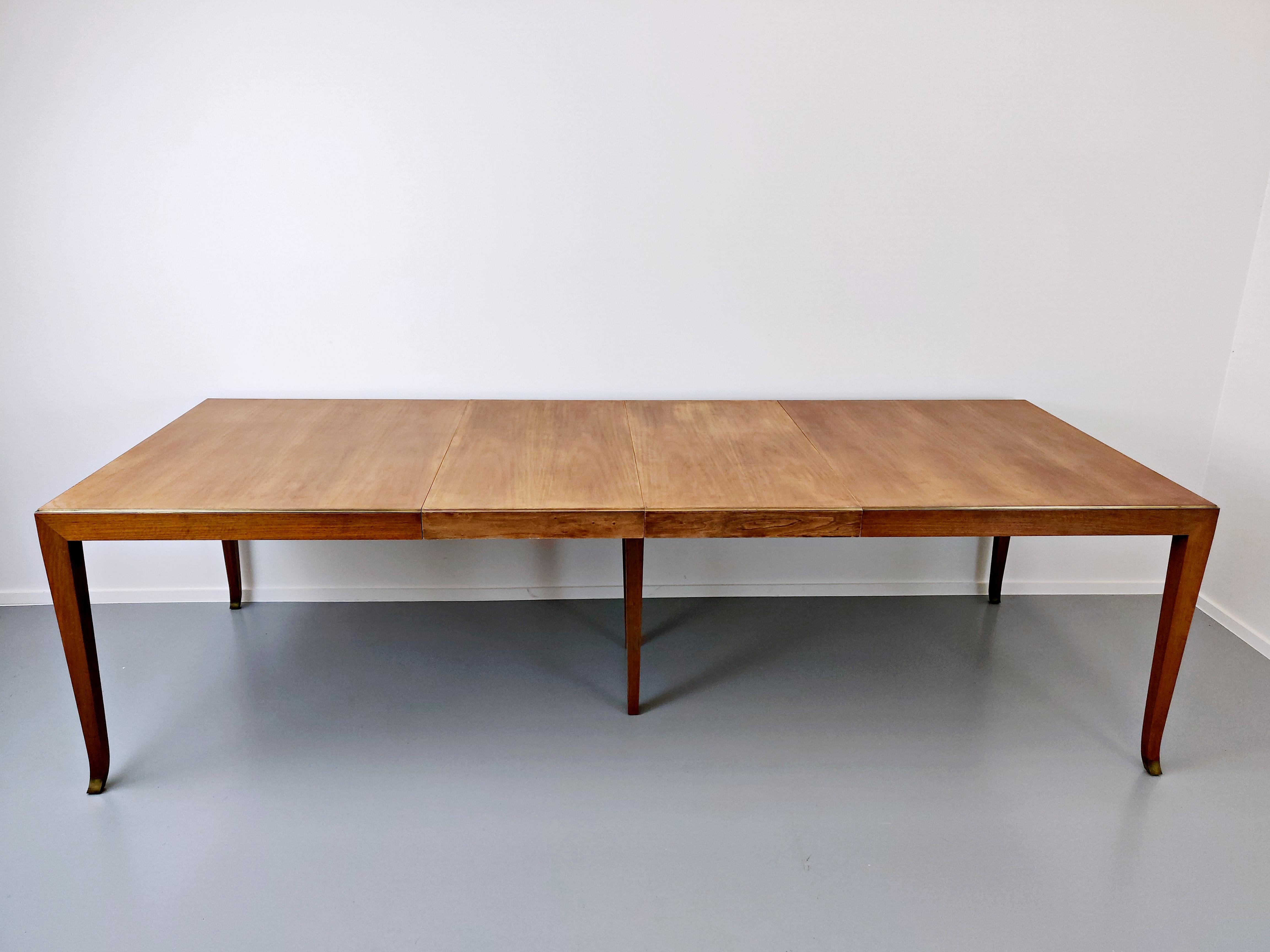 Extendable Dining Table by T.H. Robsjohn-Gibbings for Saridis For Sale 2