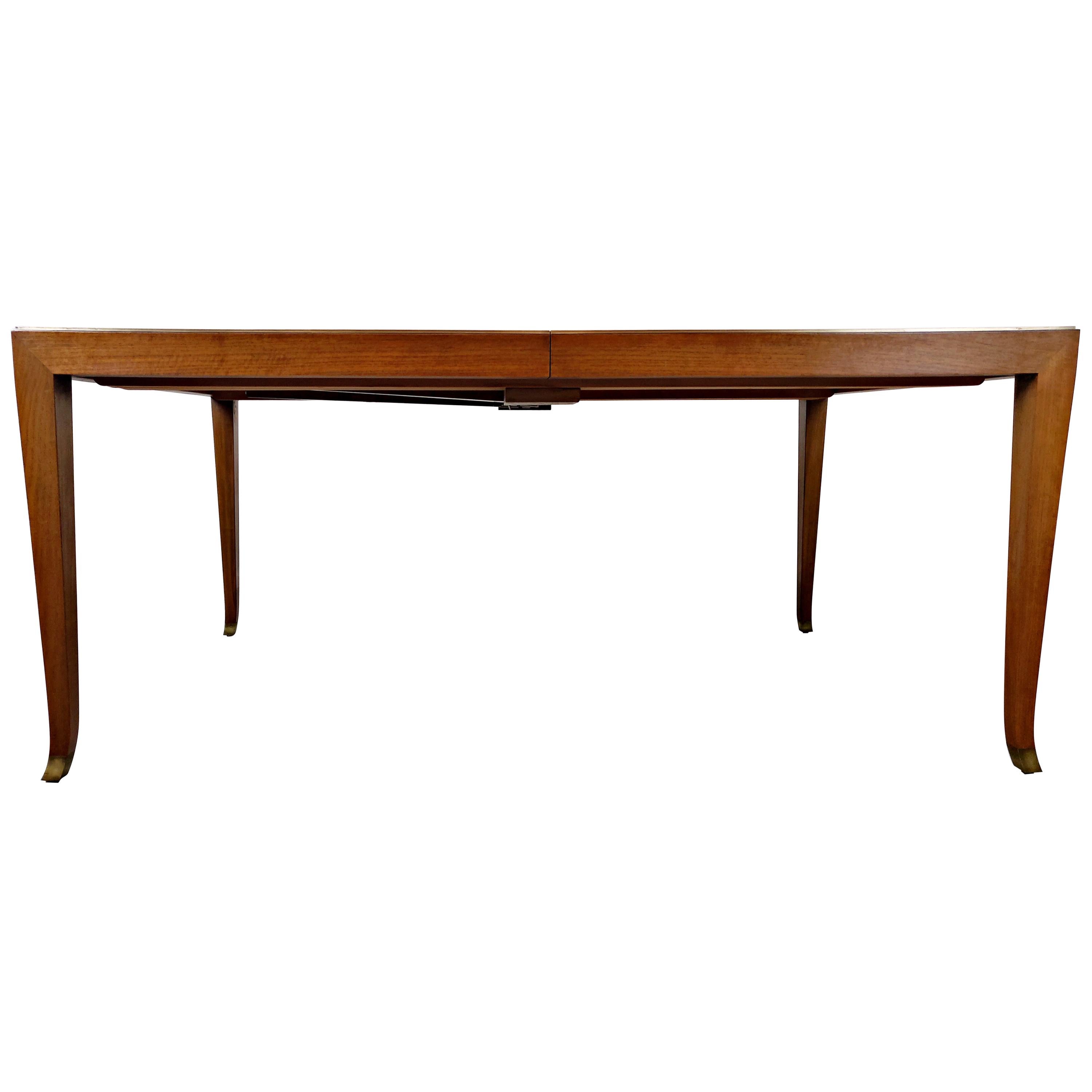 Extendable Dining Table by T.H. Robsjohn-Gibbings for Saridis For Sale