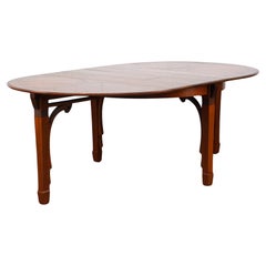 Vintage Extendable dining table/coulisse table from Schuitema