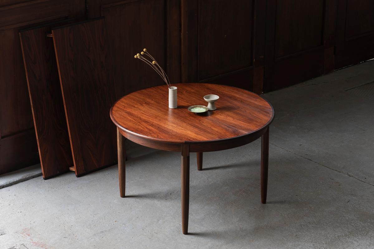 Mid-Century Modern Extendable Dining Table, Danish Design, 1960s