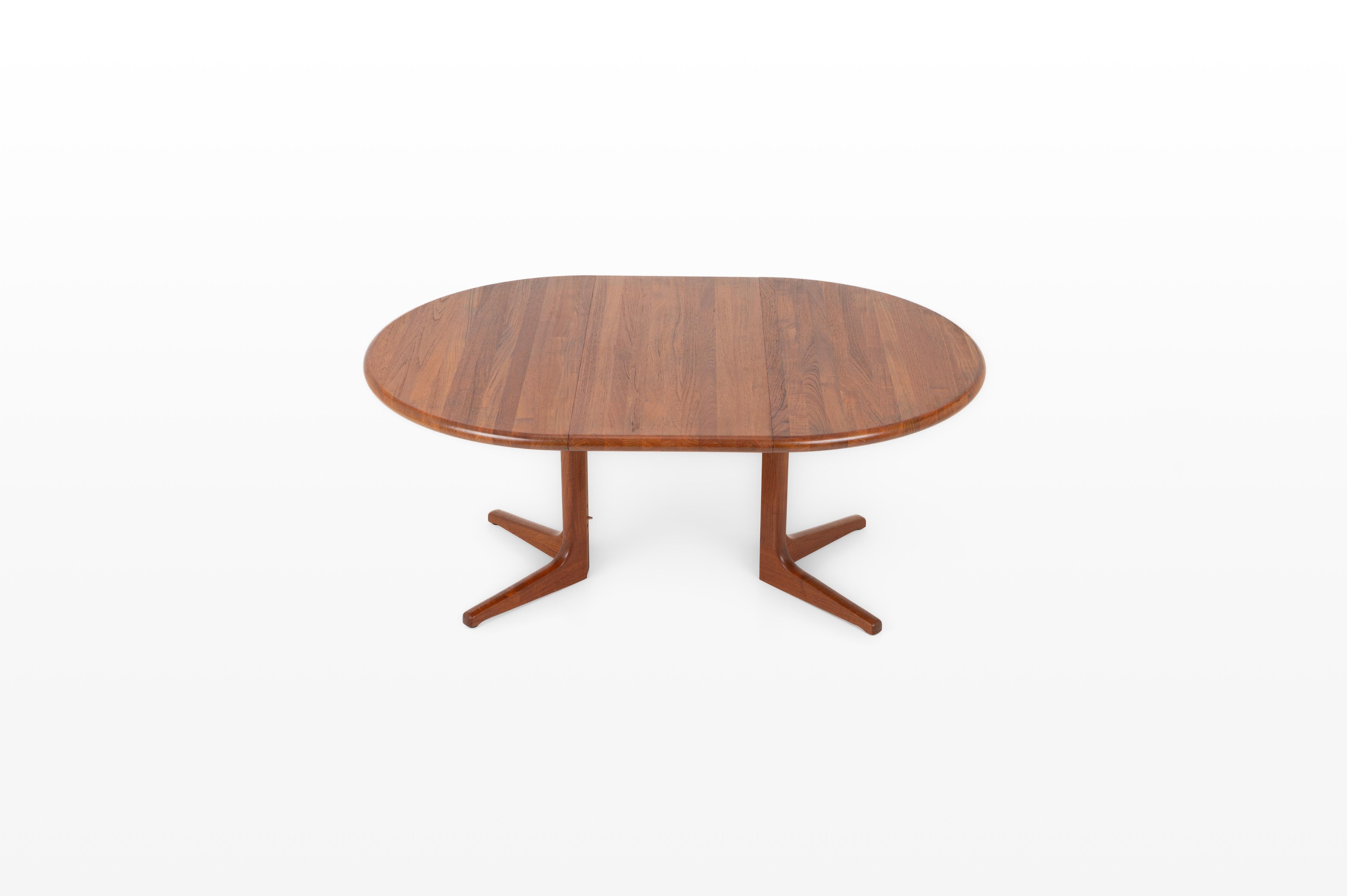 Extendable Dining Table from Glostrup Møbelfabrik, Denmark, 1960s In Good Condition For Sale In Ranst, VAN