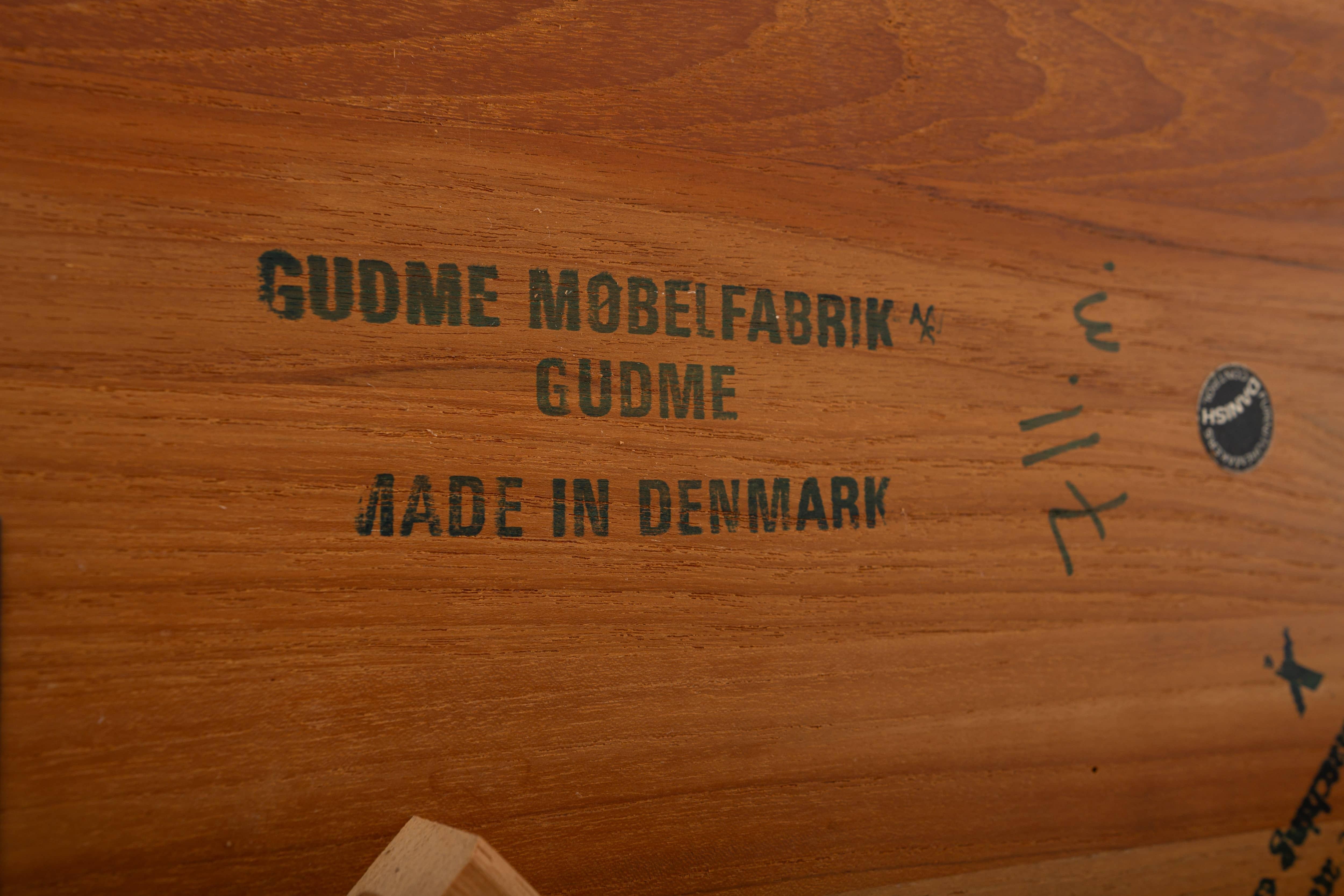 Extendable Dining Table from Gudme Mobelfabrik, 1960s 3