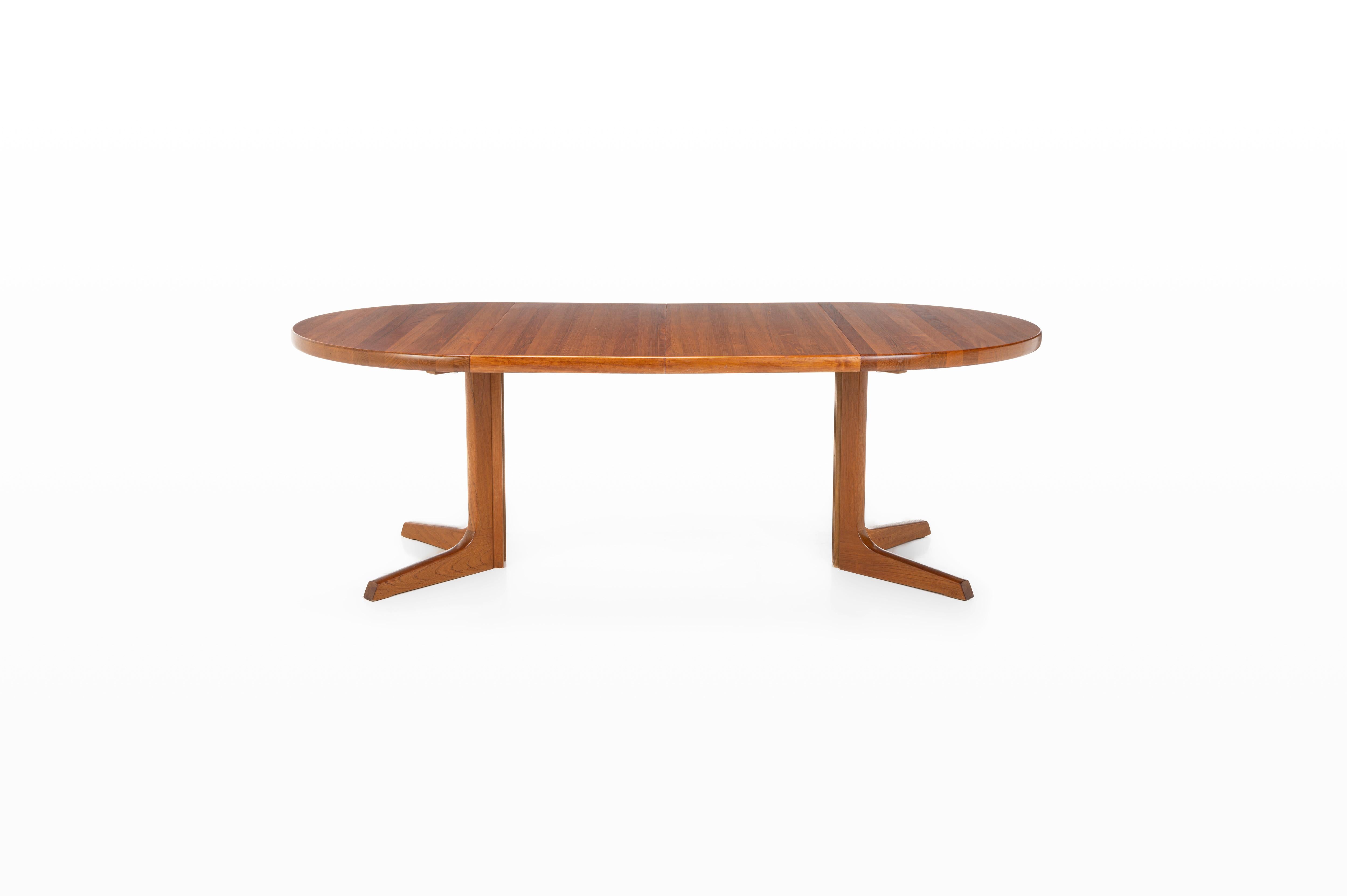 Extendable Dining Table from Gudme Mobelfabrik, 1960s In Good Condition In Ranst, VAN
