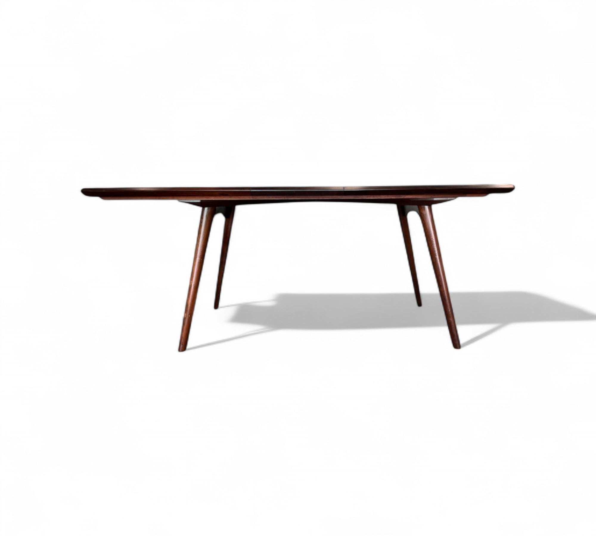 Extendable Dining Table in Hardwood by Carlo Hauner, c.1950s Madera dura en venta
