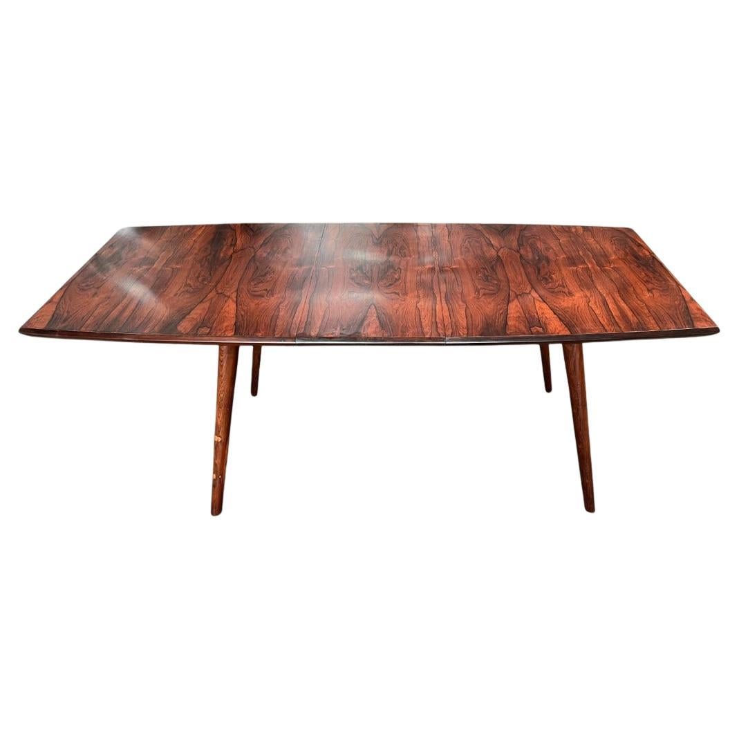 Extendable Dining Table in Hardwood by Carlo Hauner, c.1950s en venta