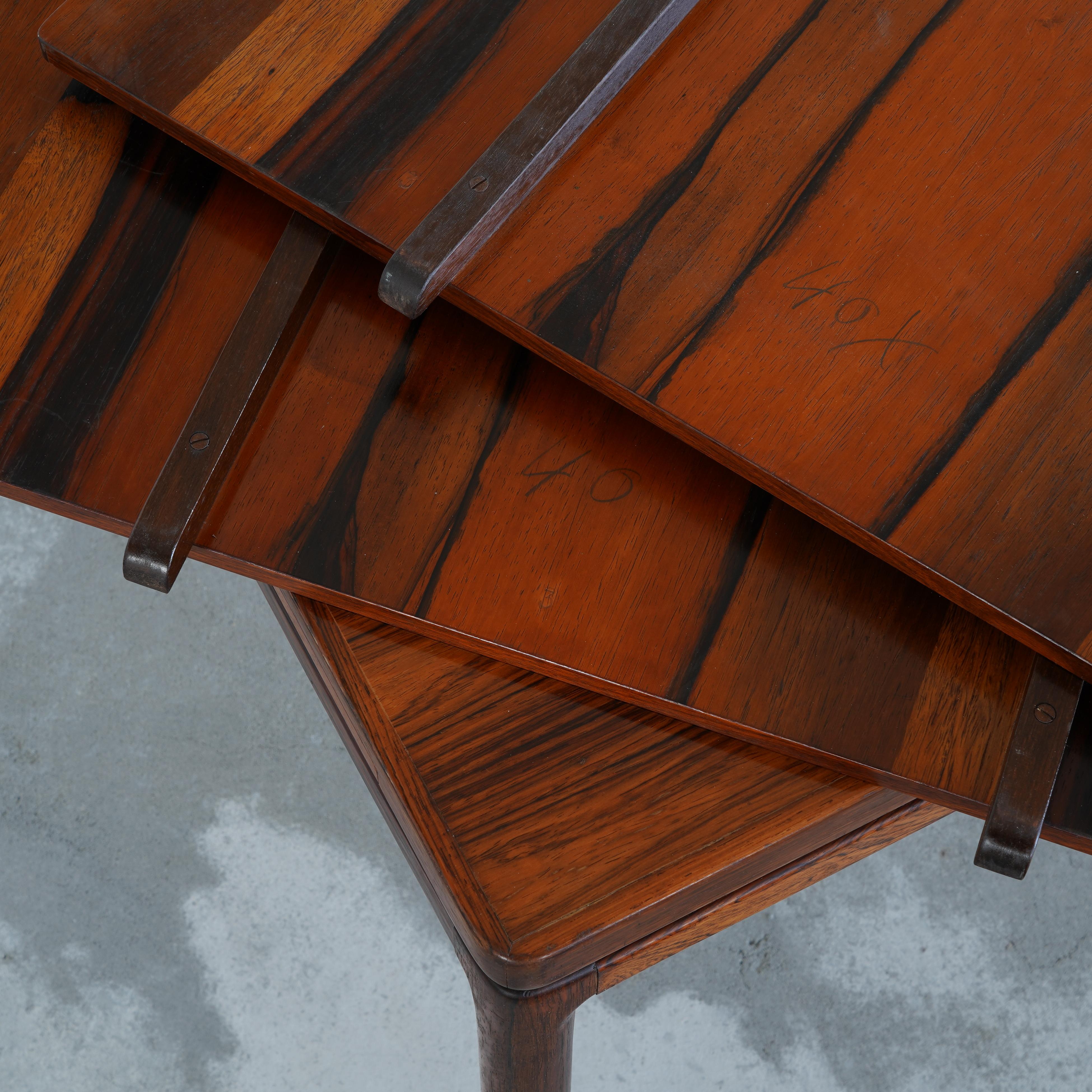 Extendable Dining Table in Rosewood by Johannes Andersen 5