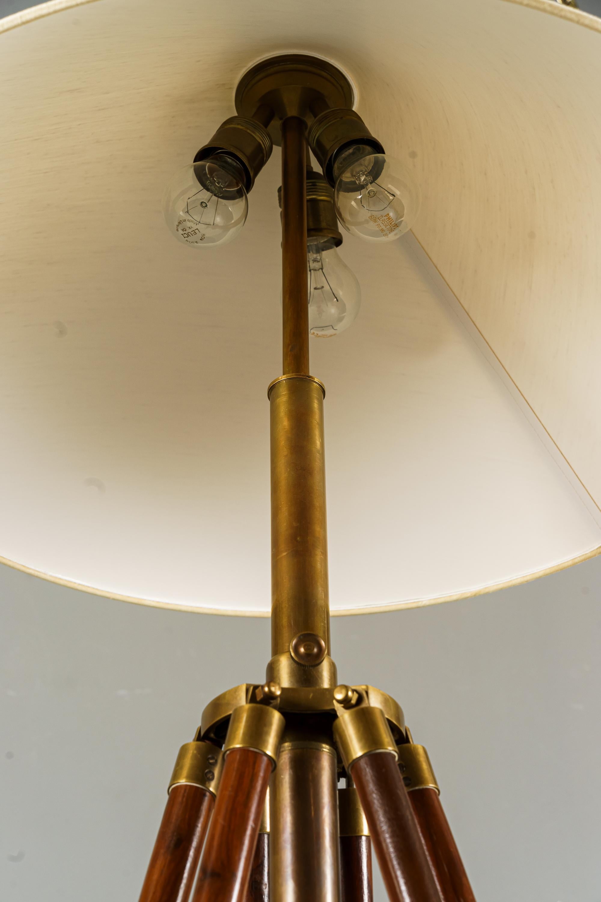 Extendable Floor lamp vienna around 1950s For Sale 5