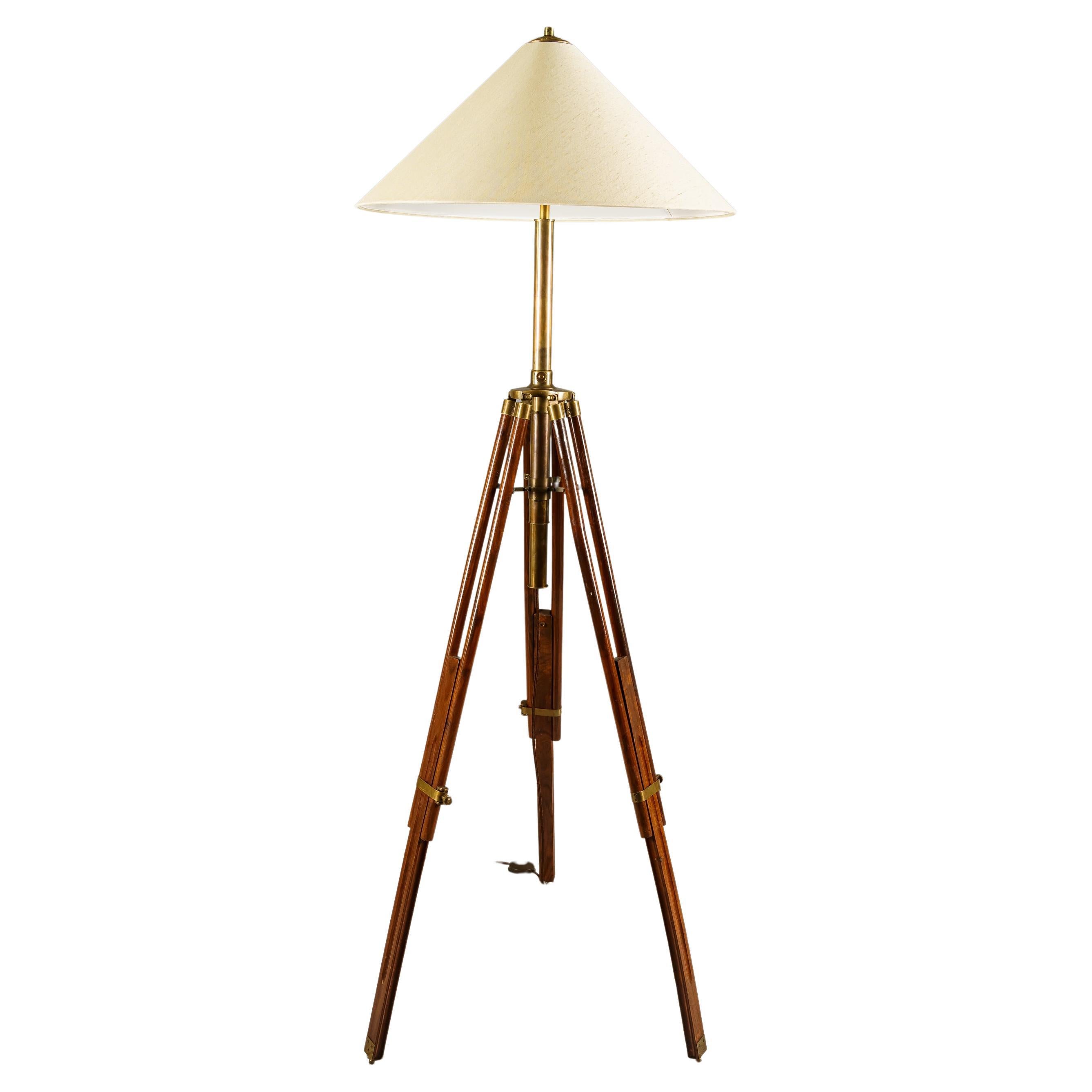 Extendable Floor lamp vienna around 1950s For Sale