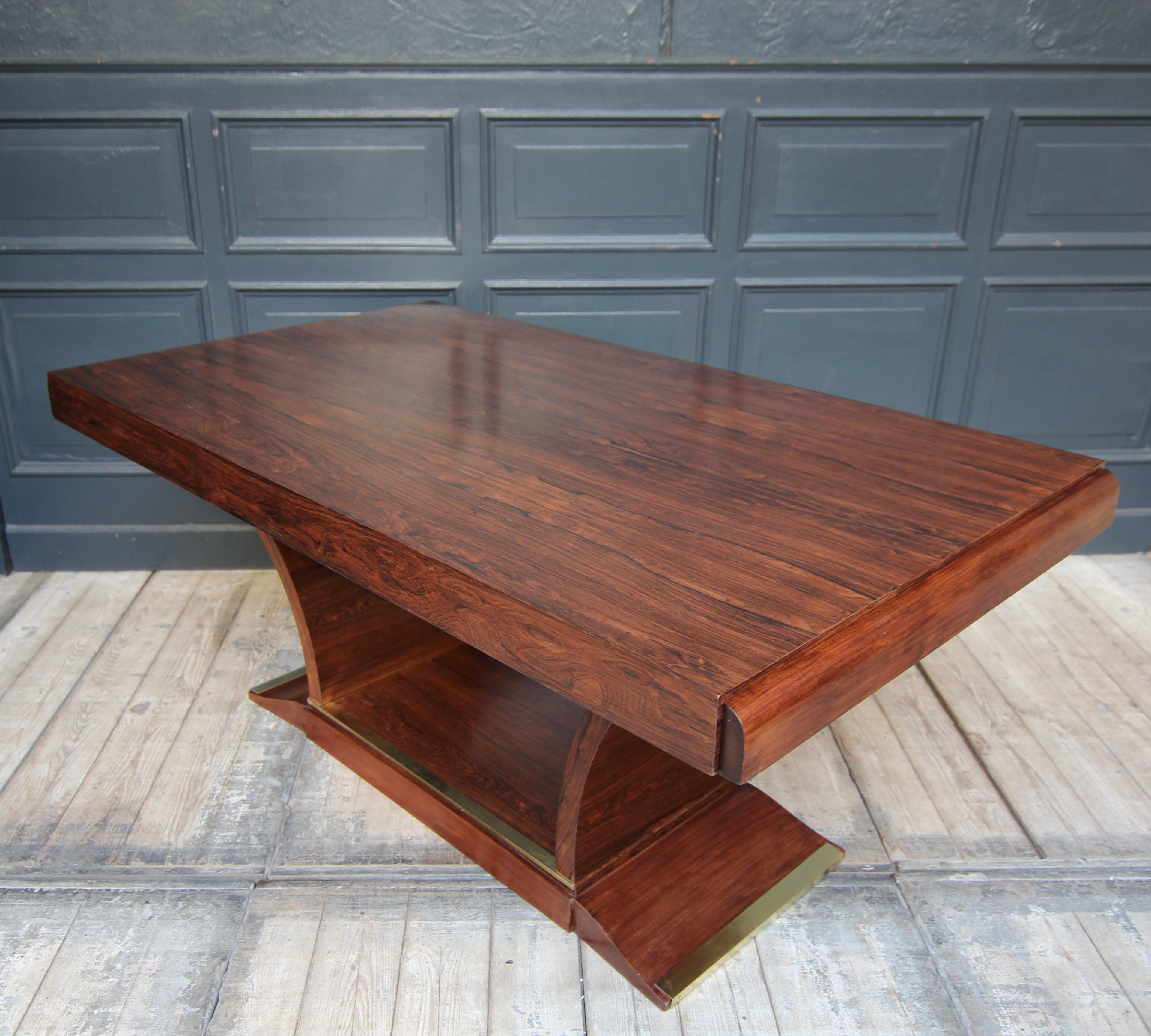 Extendable French Art Deco Rosewood Table, 1930´s For Sale 7