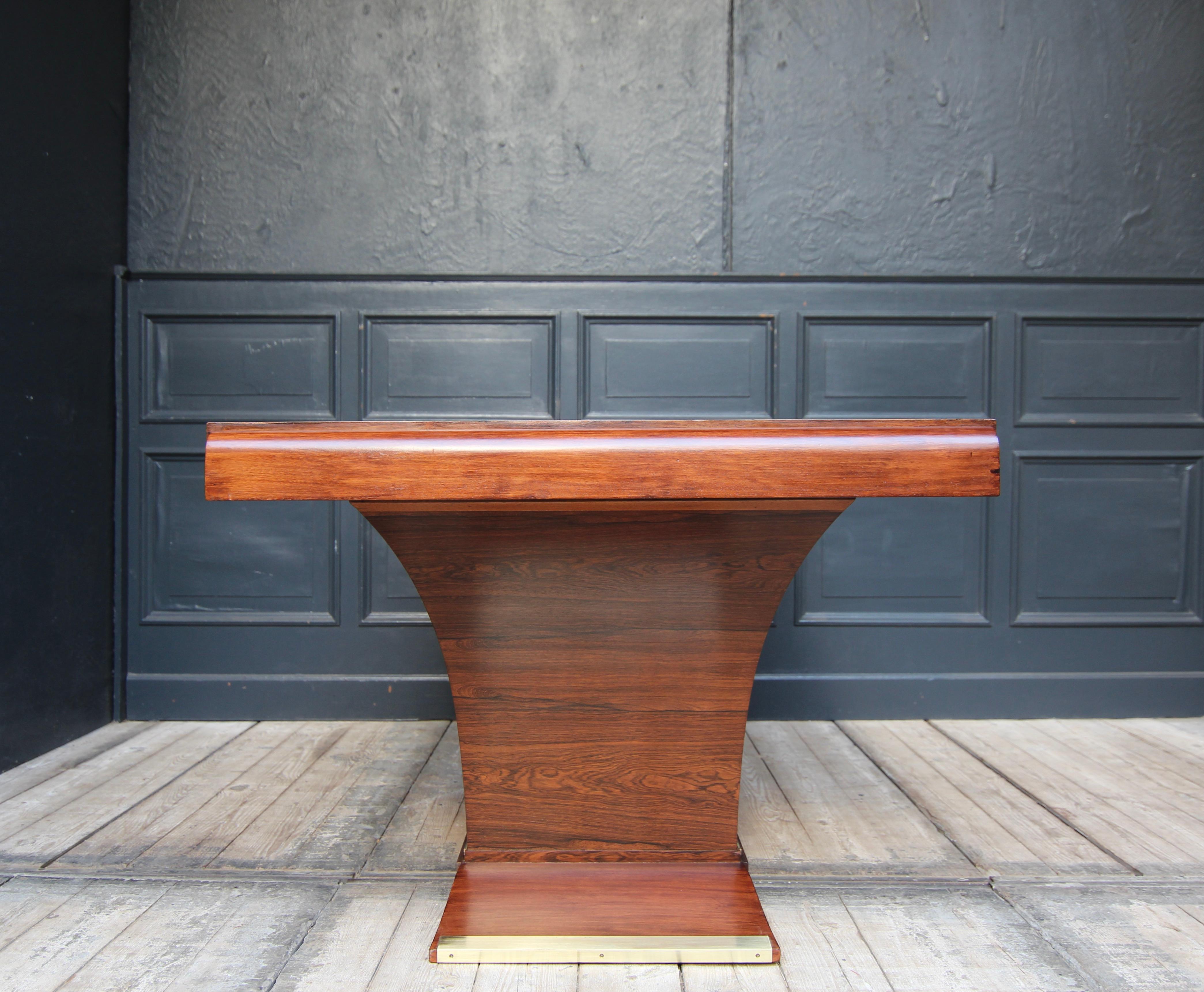 Extendable French Art Deco Rosewood Table, 1930´s For Sale 12
