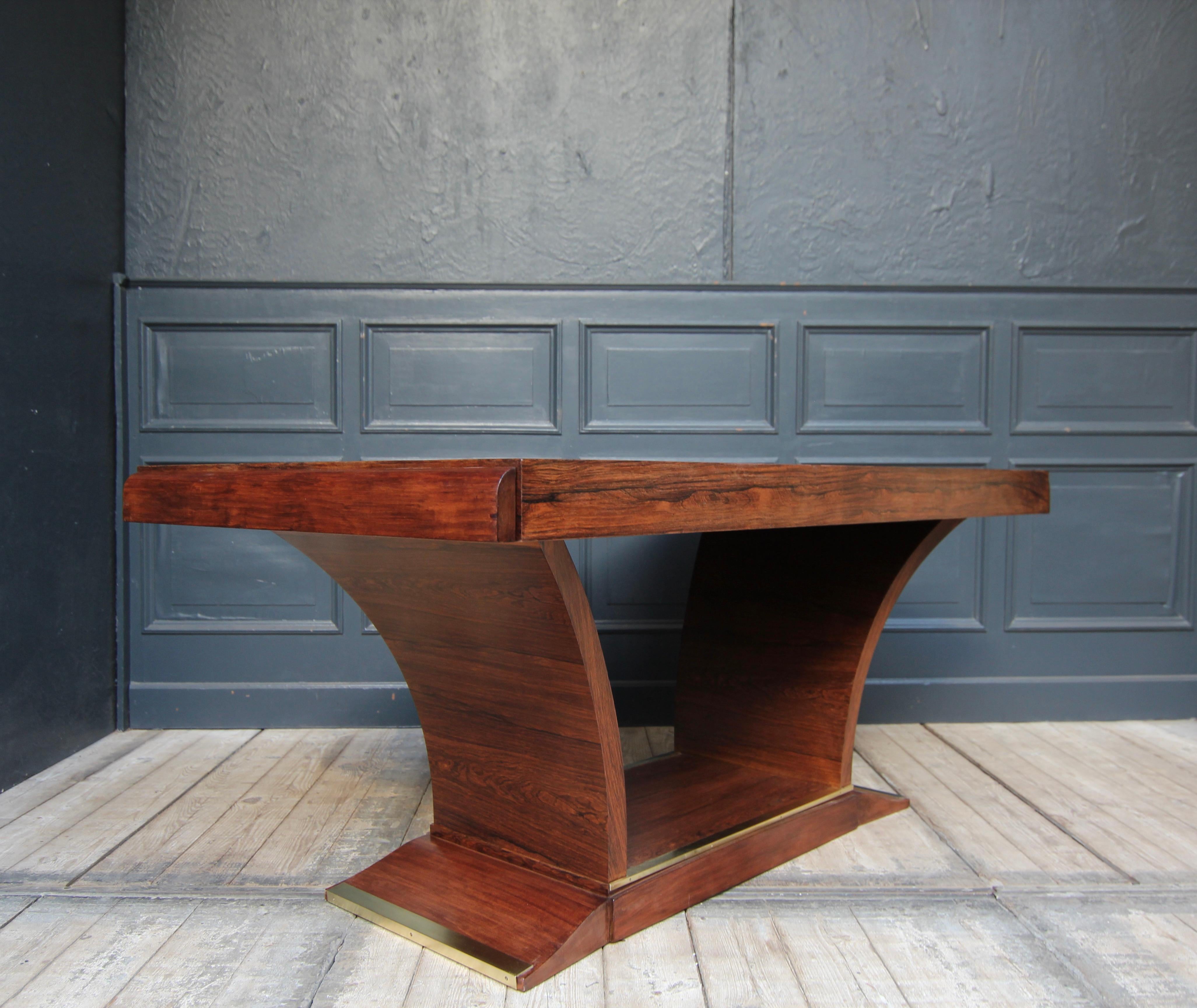 Extendable French Art Deco Rosewood Table, 1930´s For Sale 13