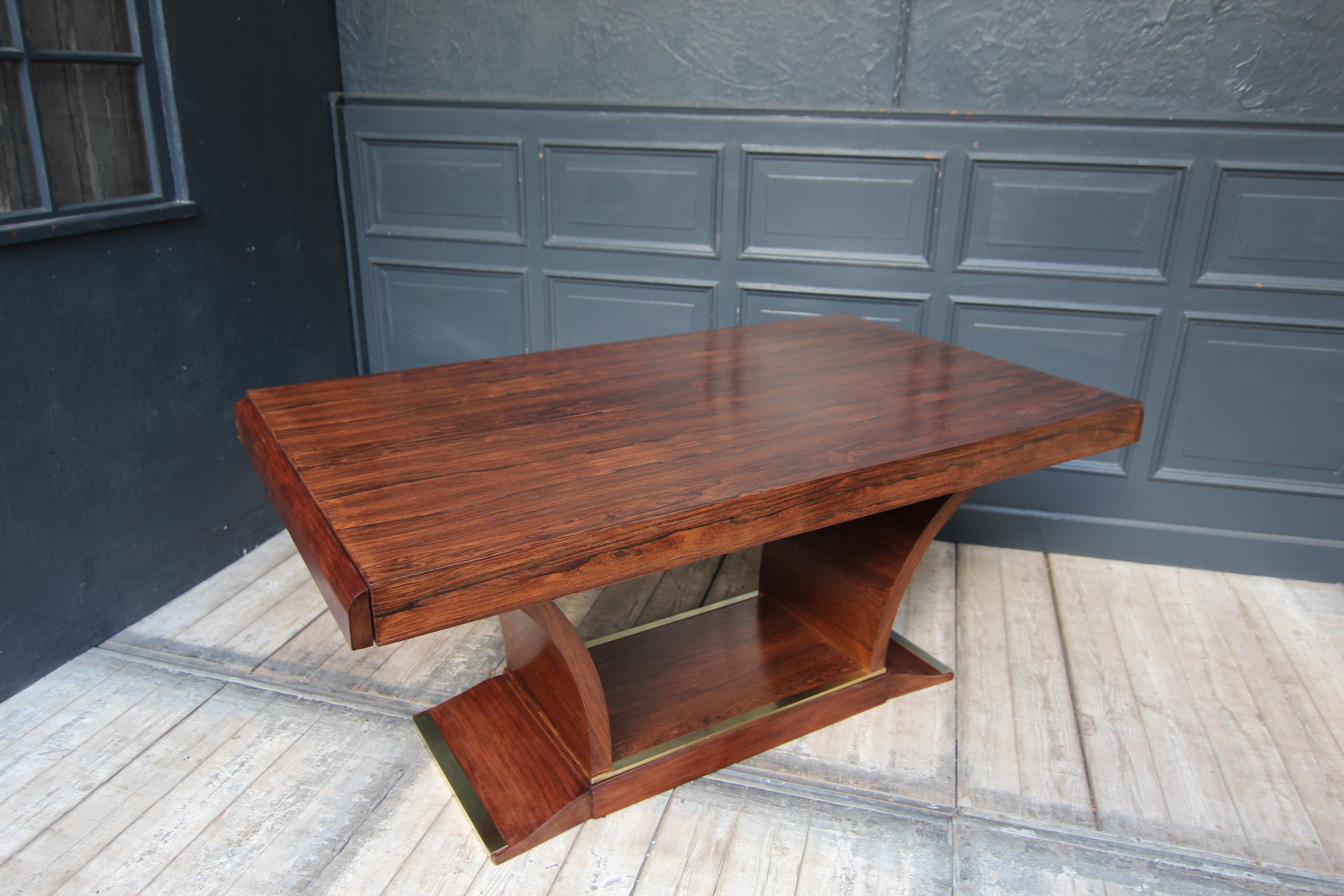 Extendable French Art Deco Rosewood Table, 1930´s For Sale 14