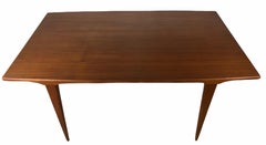 Extendable Scandinavian Style Dining Table Manner of Vilhelm Wohlert
