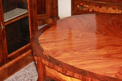 Extendable French Table in Louis XV Style - Bois de Rose and Bois de Violette