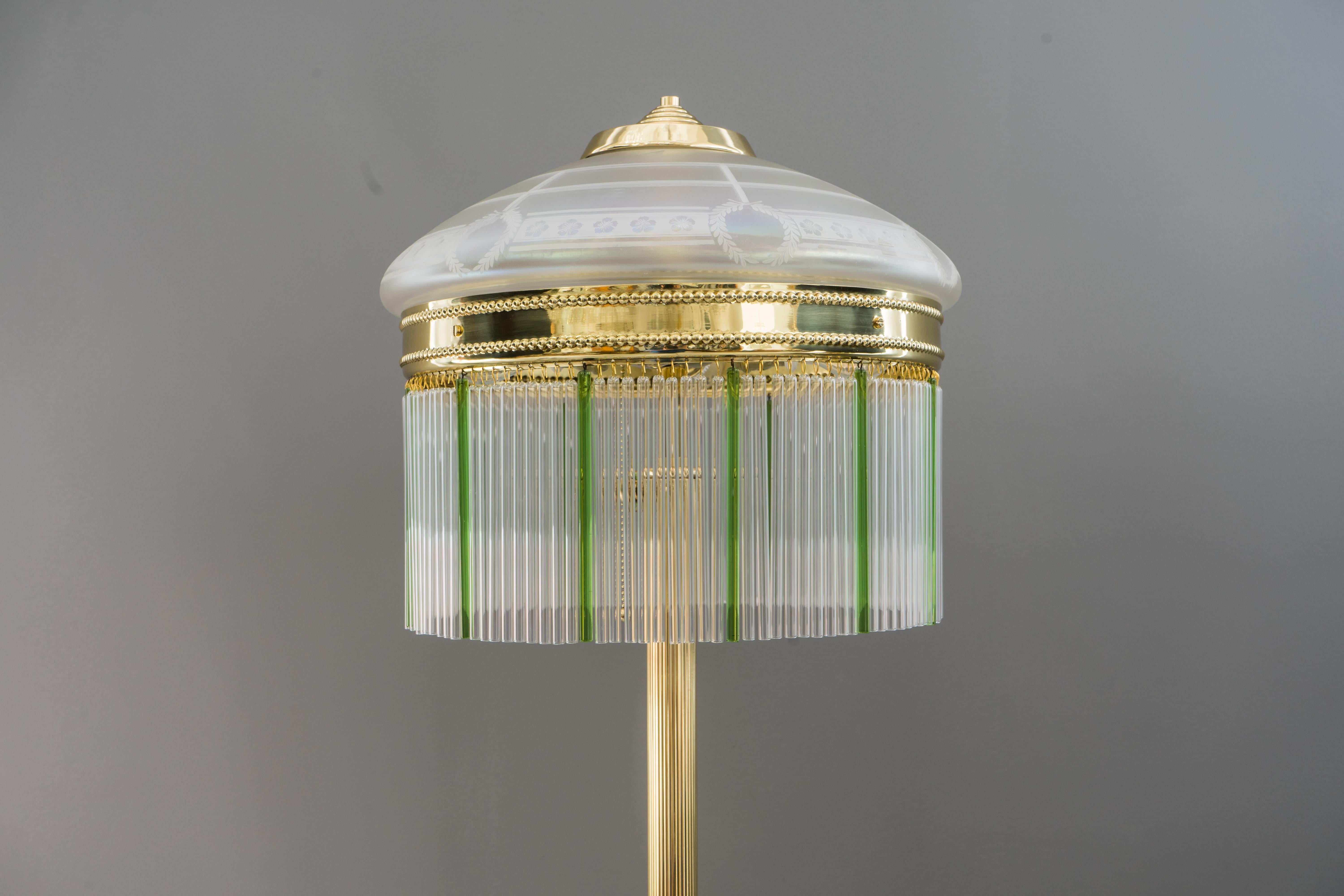 Lacquered Extendable Jugendstil Floor Lamp Vienna, circa 1908 For Sale