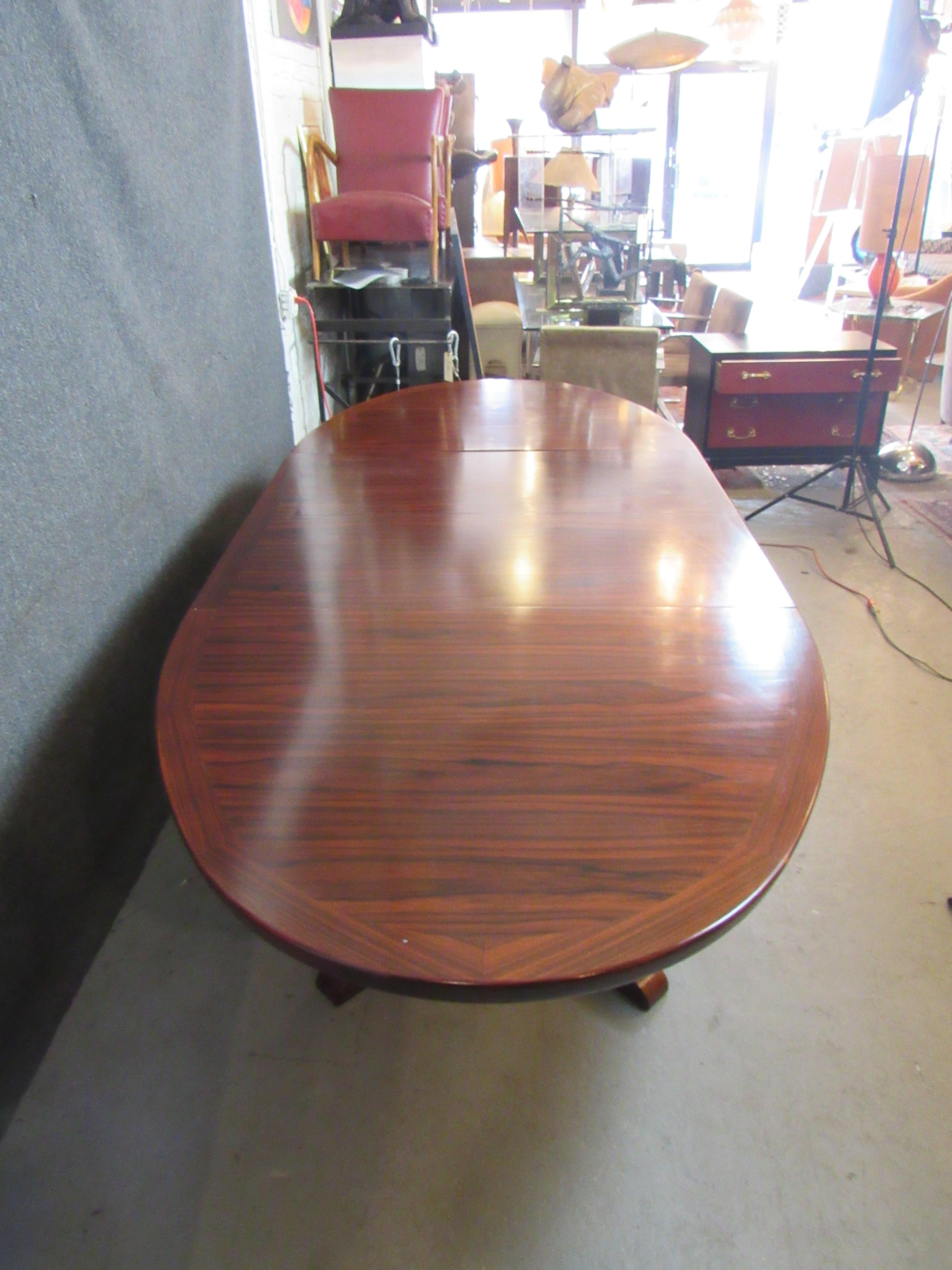 Extendable Mid-Century Danish Rosewood Table by Skovby 4