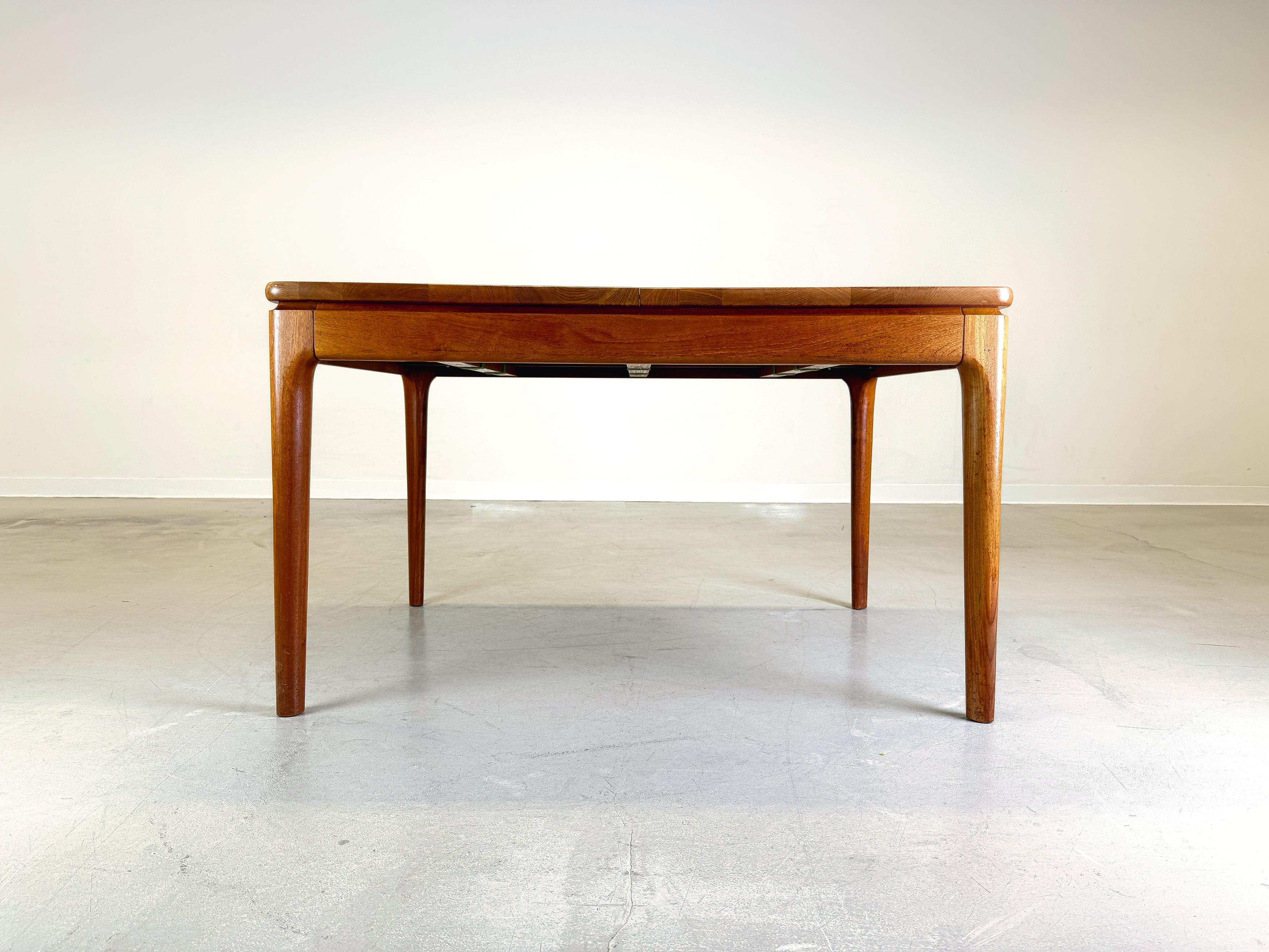 Table de salle à manger extensible Mid Century Glostrup Møbelfabrik teck en vente 4