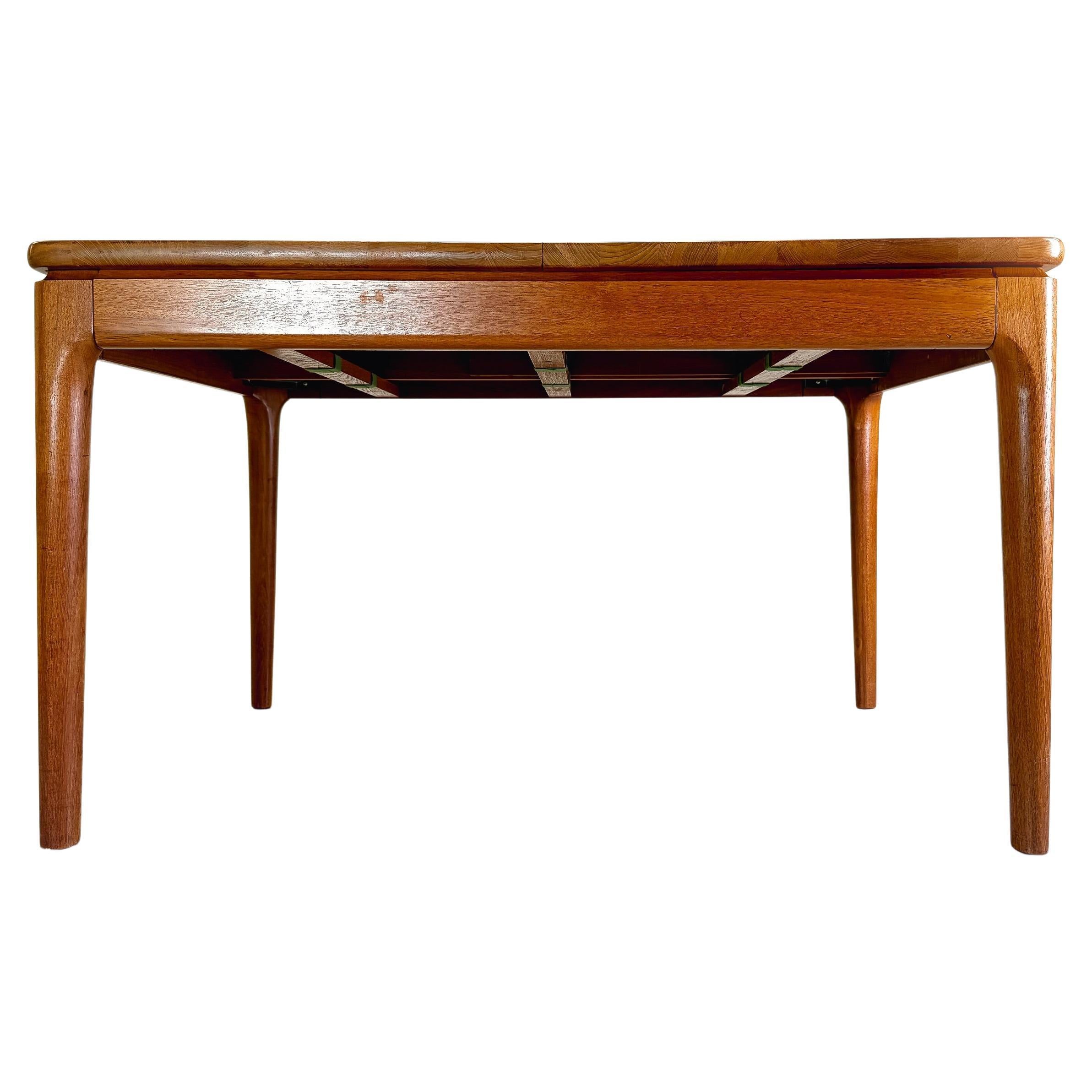 Ausziehbarer Mid Century Esstisch Glostrup Møbelfabrik Teakholz