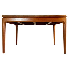 Ausziehbarer Mid Century Esstisch Glostrup Møbelfabrik Teakholz