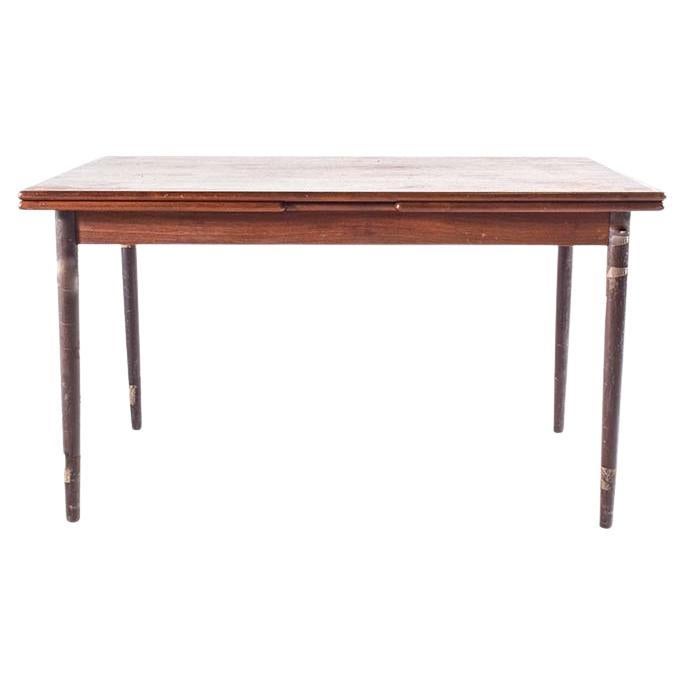 Ausziehbarer Mid-Century Teak-Esstisch