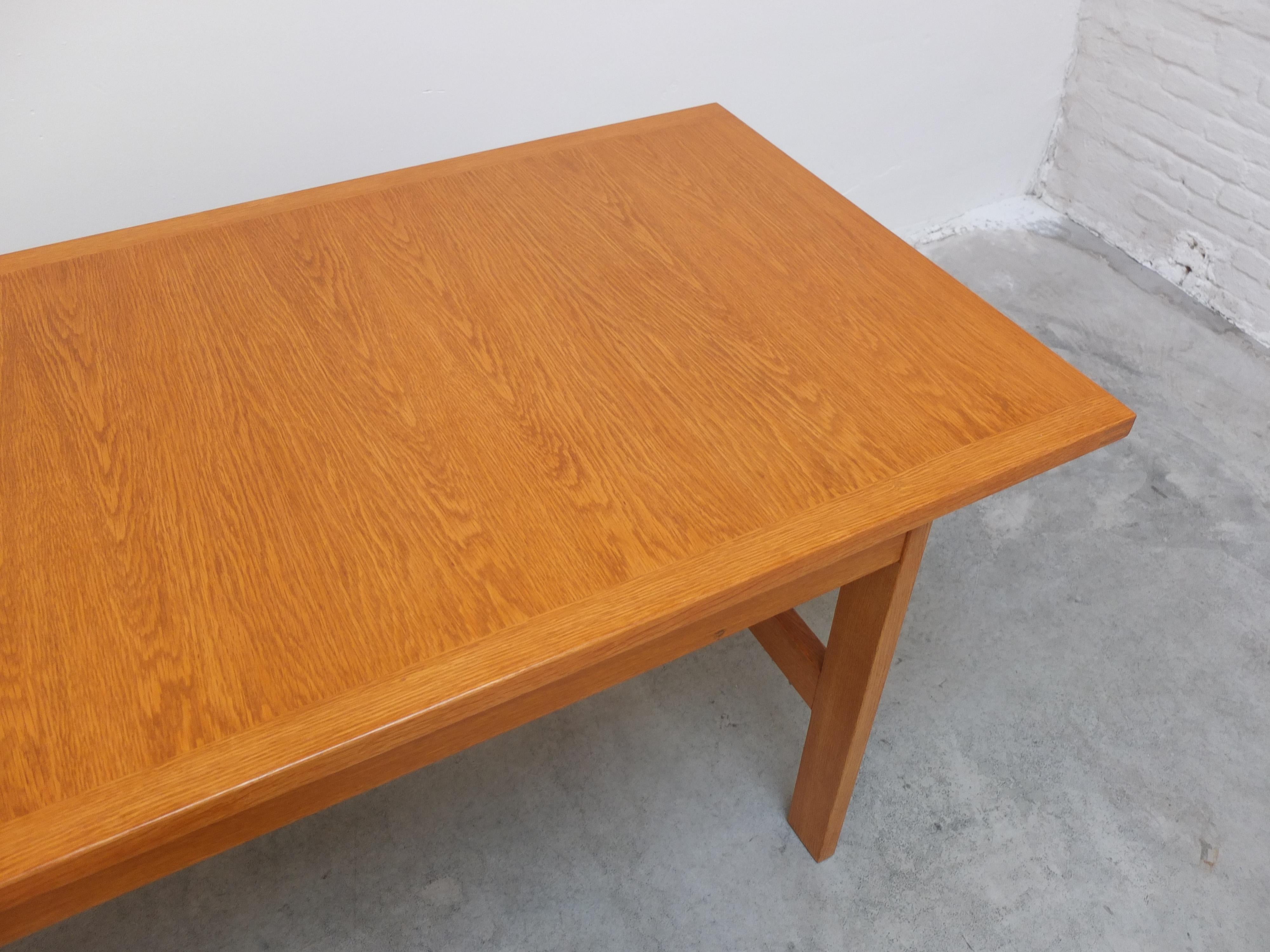 20th Century Extendable 'N-Line' Dining Table in Oak by P&J Neirinck, 1960s For Sale