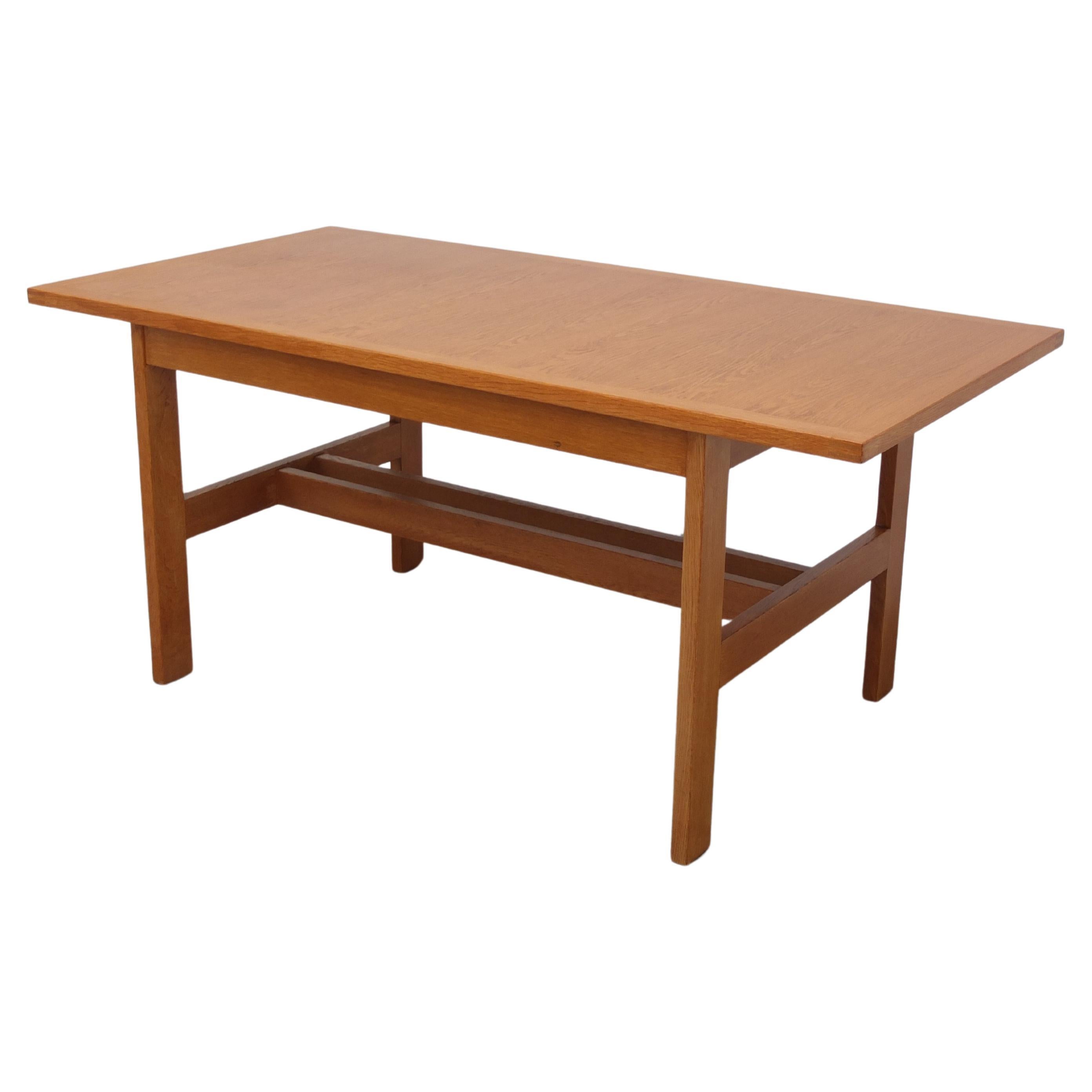 Extendable 'N-Line' Dining Table in Oak by P&J Neirinck, 1960s For Sale