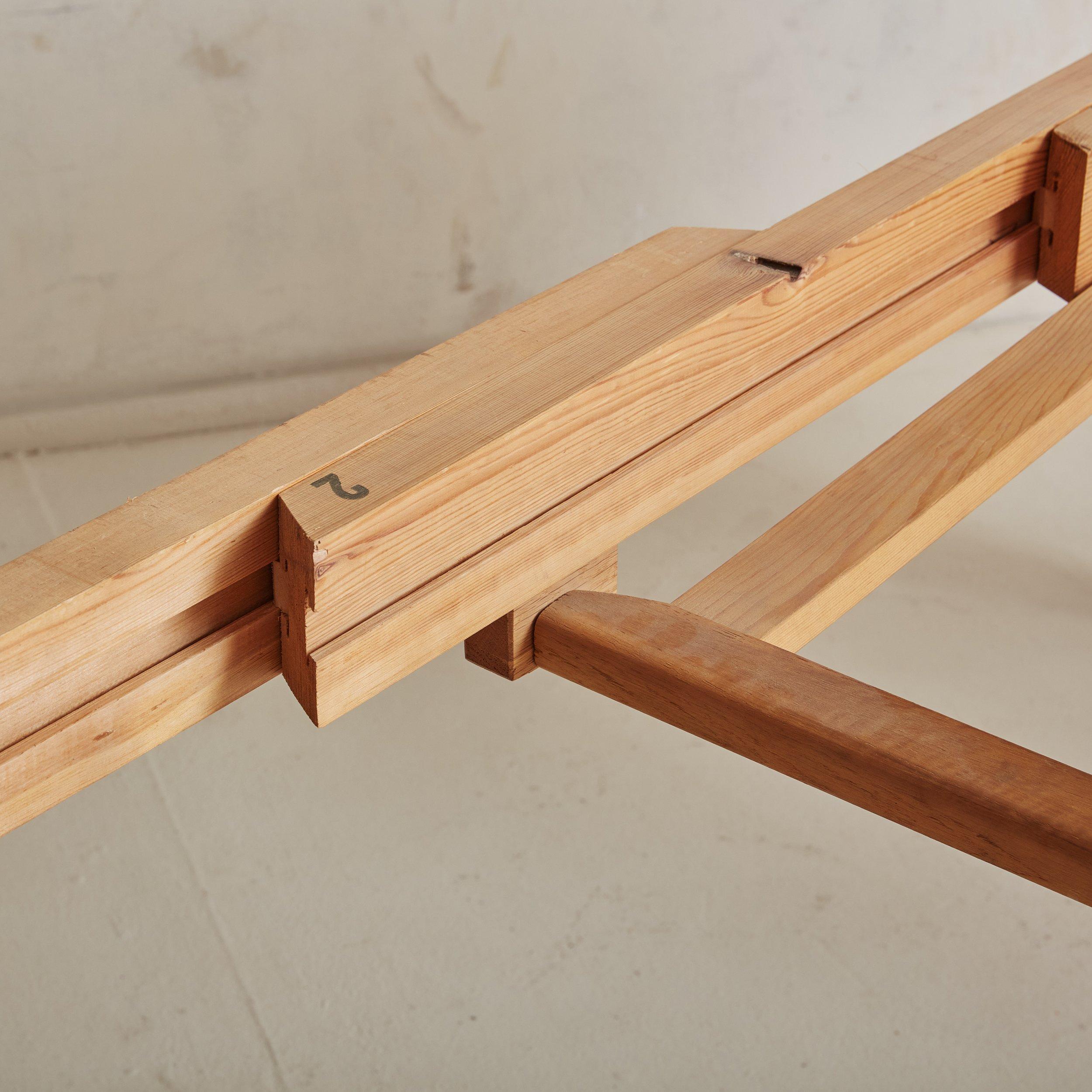 Extendable Oak Dining Table Attributed to Henning Kjærnulf, Denmark 1964 In Good Condition In Chicago, IL