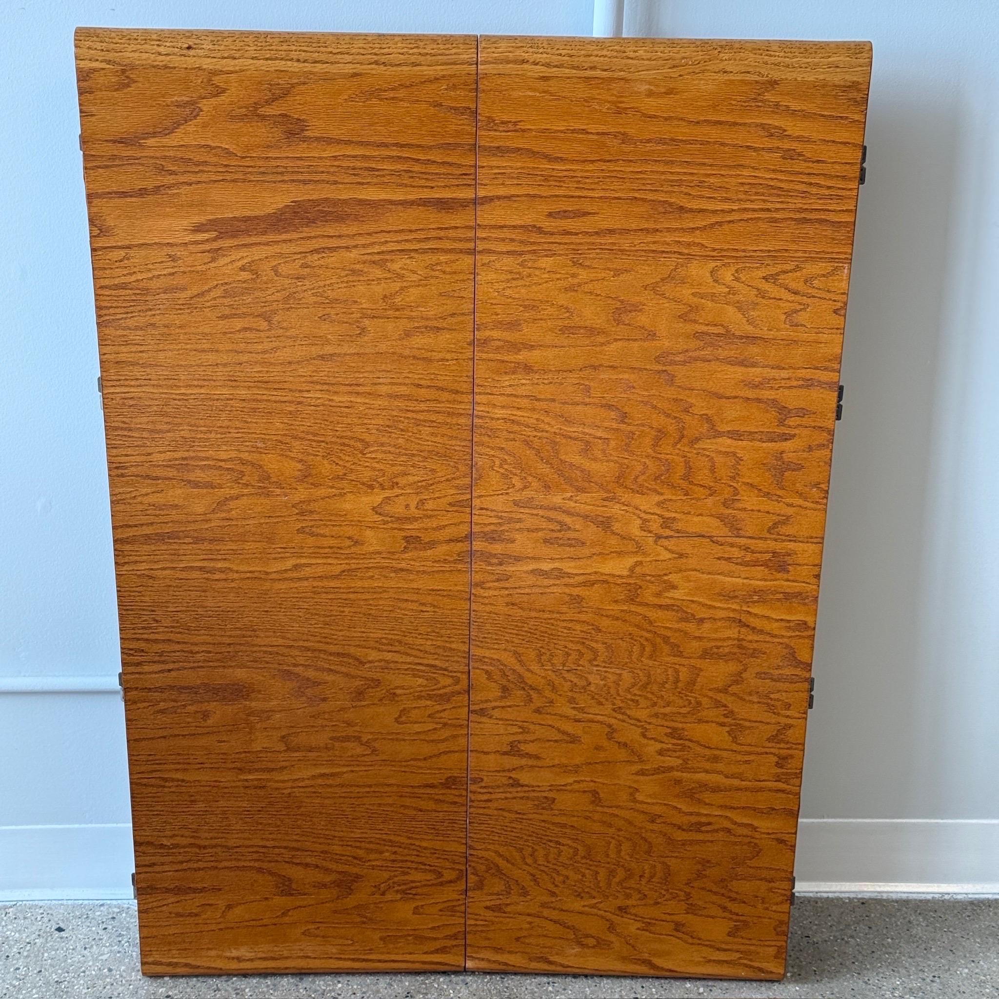 Extendable Oak Dining Table by Lou Hodges for Generation 80 For Sale 4