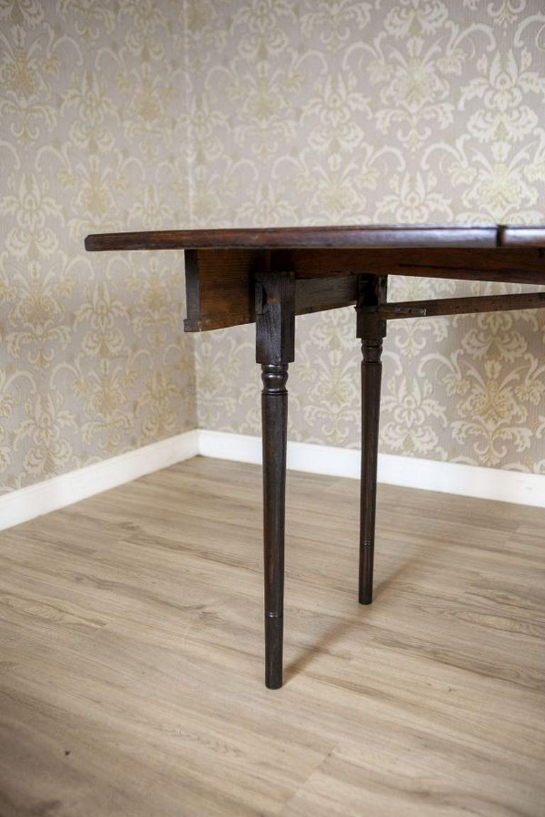 Mesa de comedor extensible de roble de principios del siglo XX en venta 5
