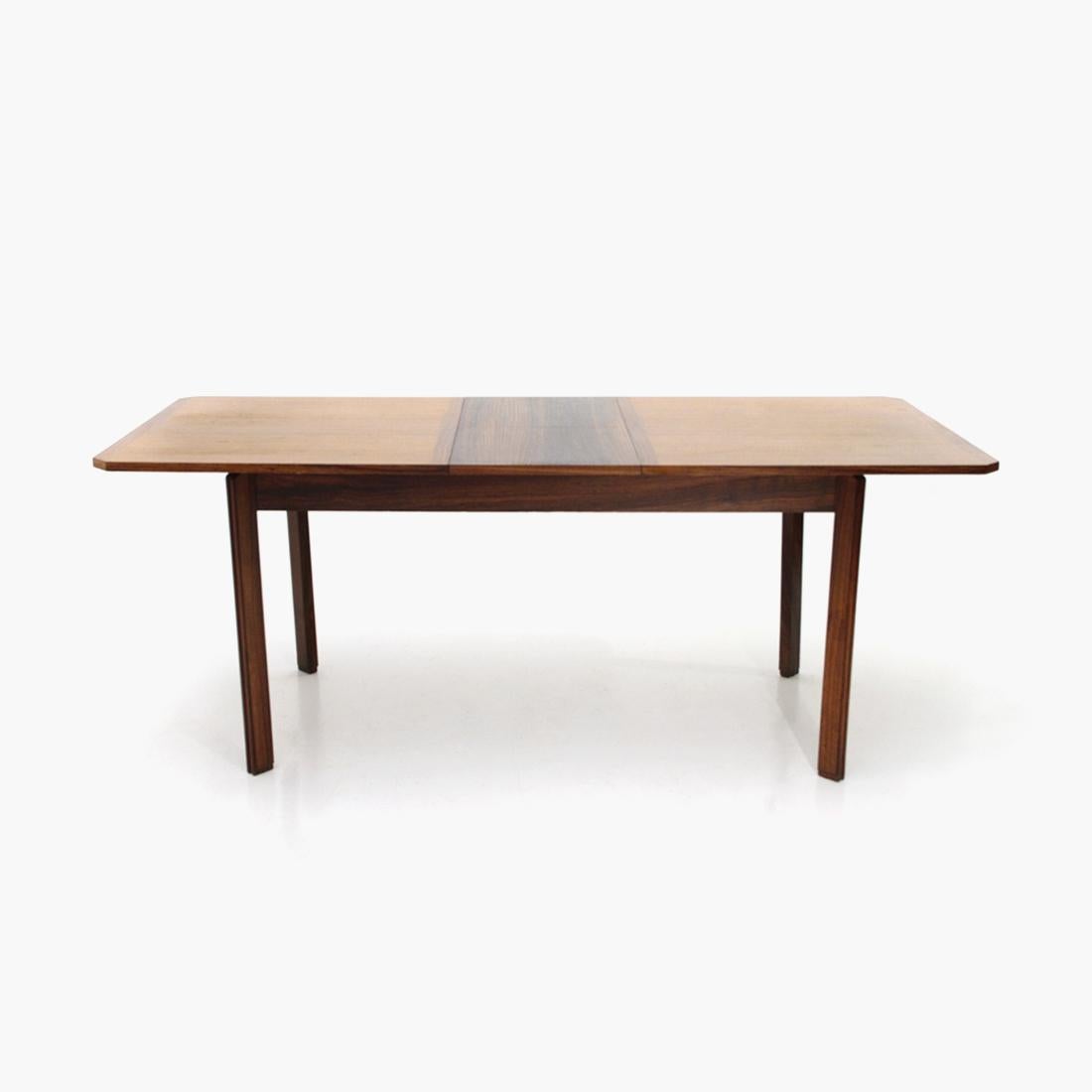 Mid-Century Modern Extendable Rectangular Table, 1950s
